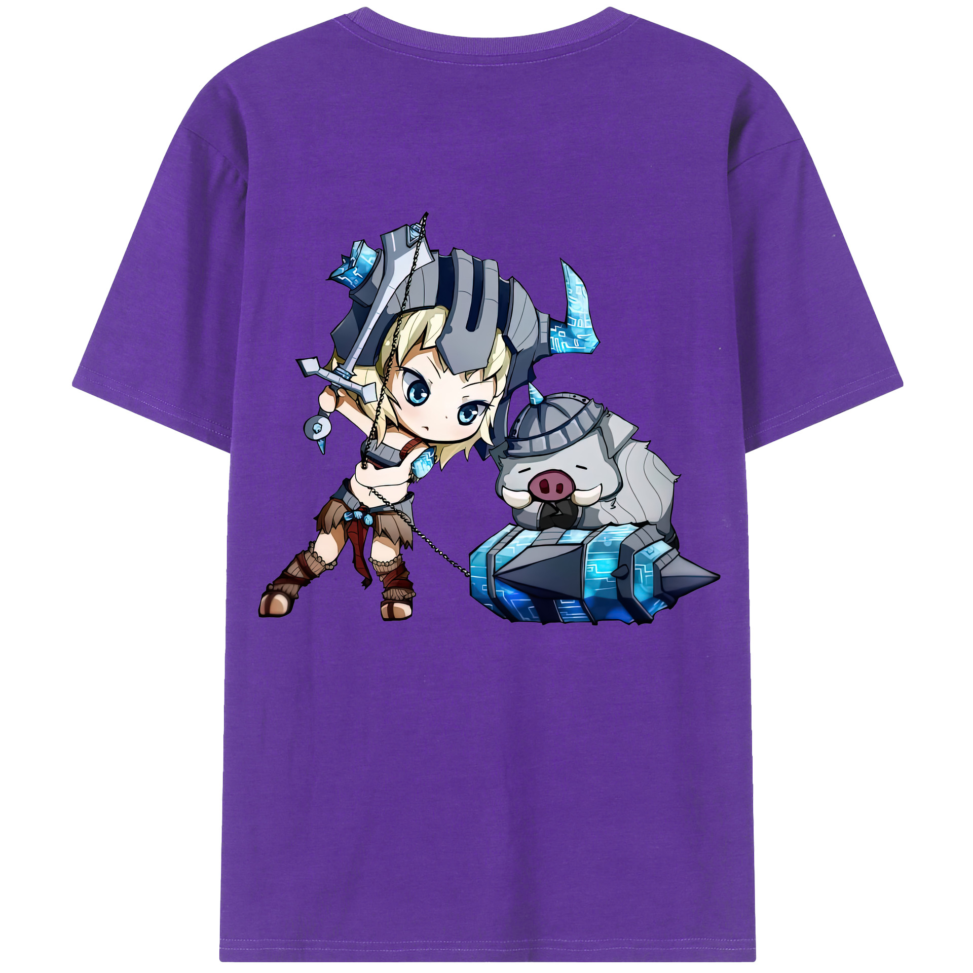 （画像用） リーグ・オブ・レジェンド League of Legends LOL 綿100％ メンズ半袖Tシャツ（バックプリント） 通気性