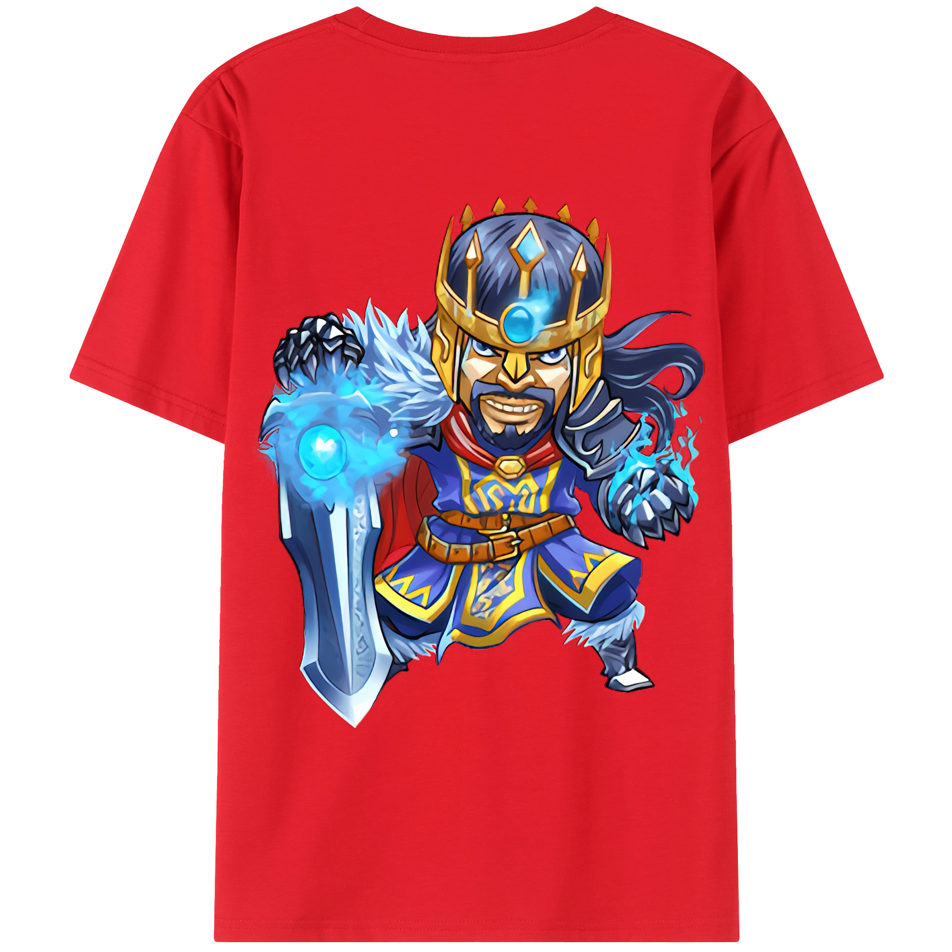 （画像用） リーグ・オブ・レジェンド League of Legends LOL 綿100％ メンズ半袖Tシャツ（バックプリント） 通気性