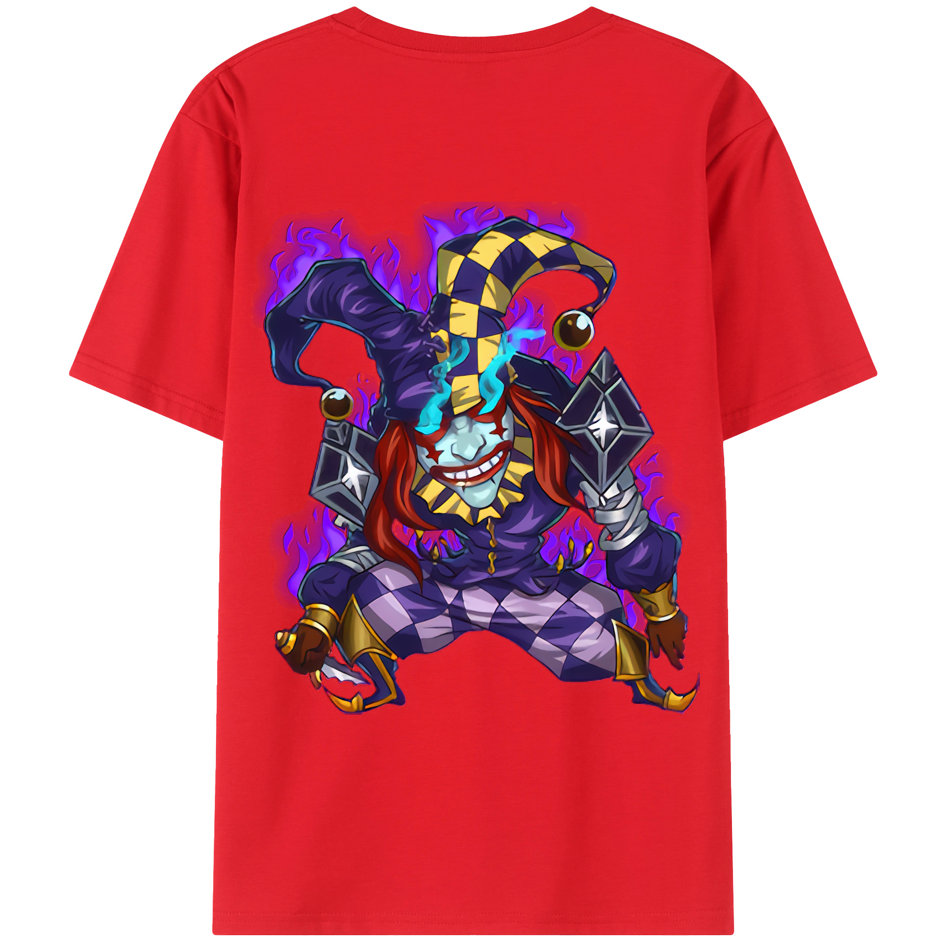 （画像用） リーグ・オブ・レジェンド League of Legends LOL 綿100％ メンズ半袖Tシャツ（バックプリント） 通気性