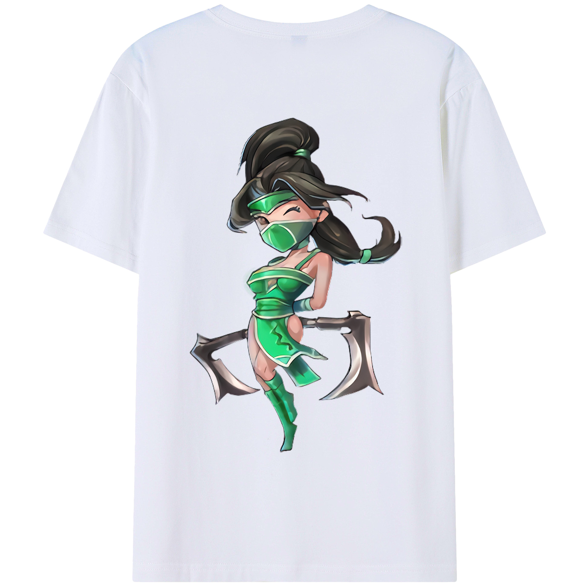 （画像用） リーグ・オブ・レジェンド League of Legends LOL 綿100％ メンズ半袖Tシャツ（バックプリント） 通気性