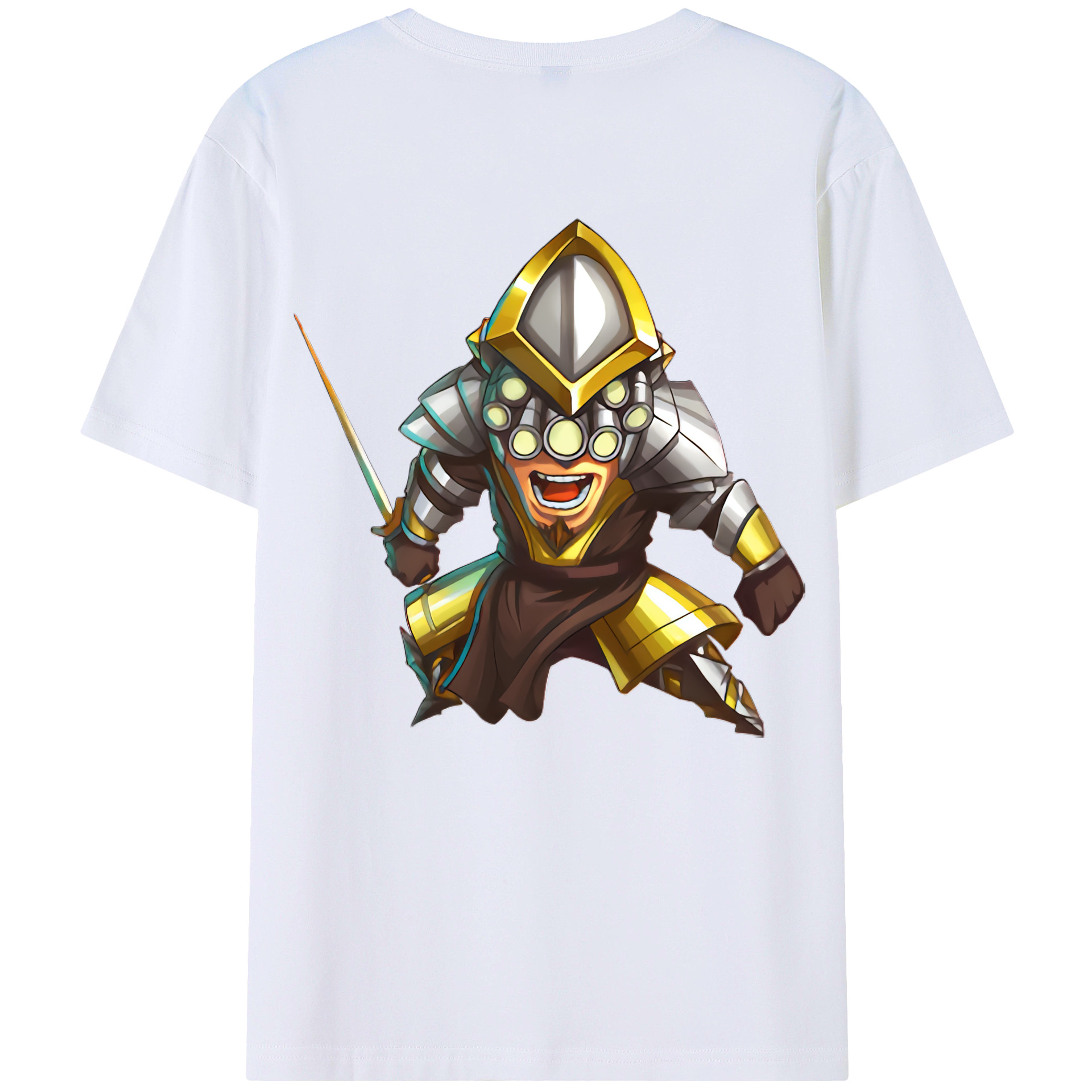 （画像用） リーグ・オブ・レジェンド League of Legends LOL 綿100％ メンズ半袖Tシャツ（バックプリント） 通気性