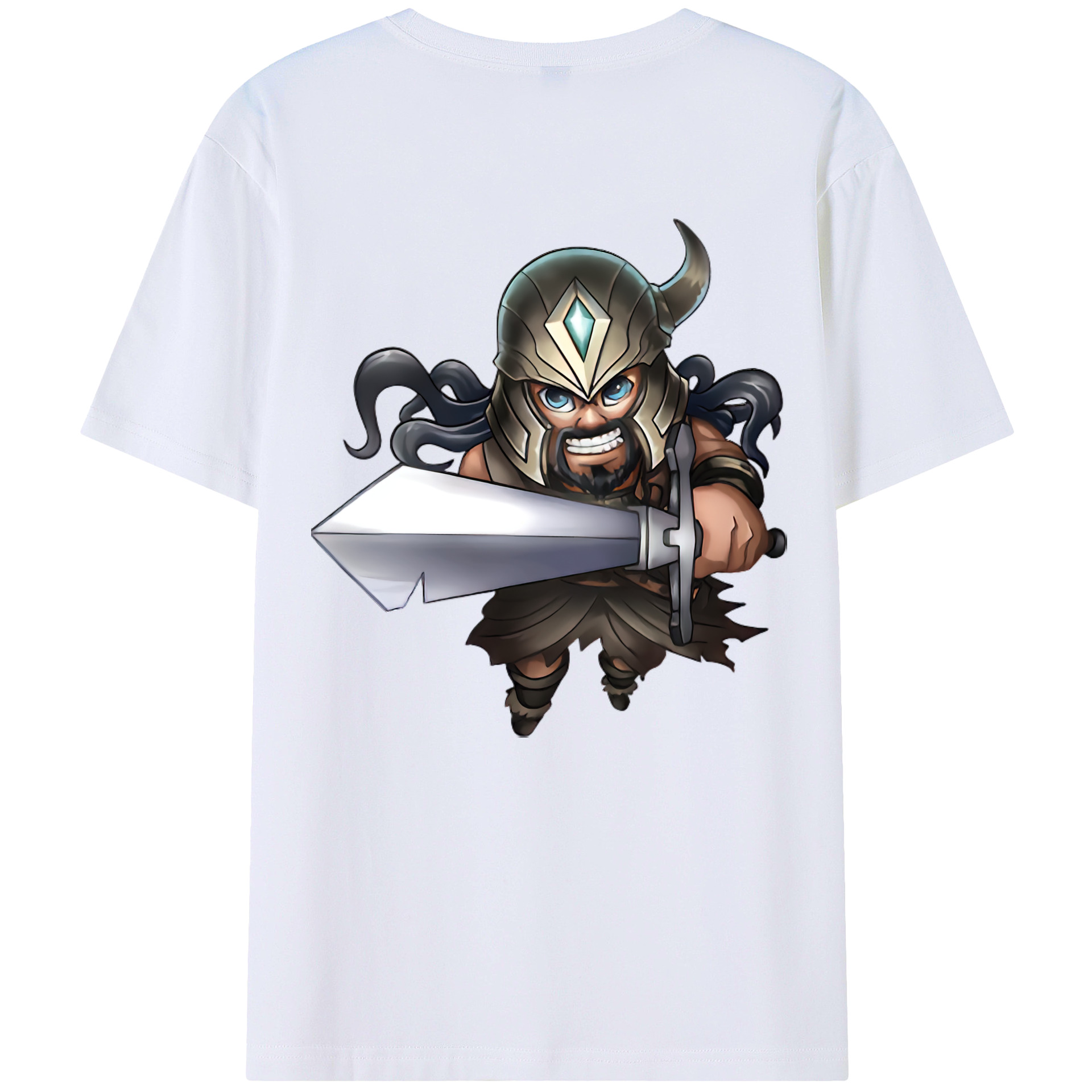 （画像用） リーグ・オブ・レジェンド League of Legends LOL 綿100％ メンズ半袖Tシャツ（バックプリント） 通気性
