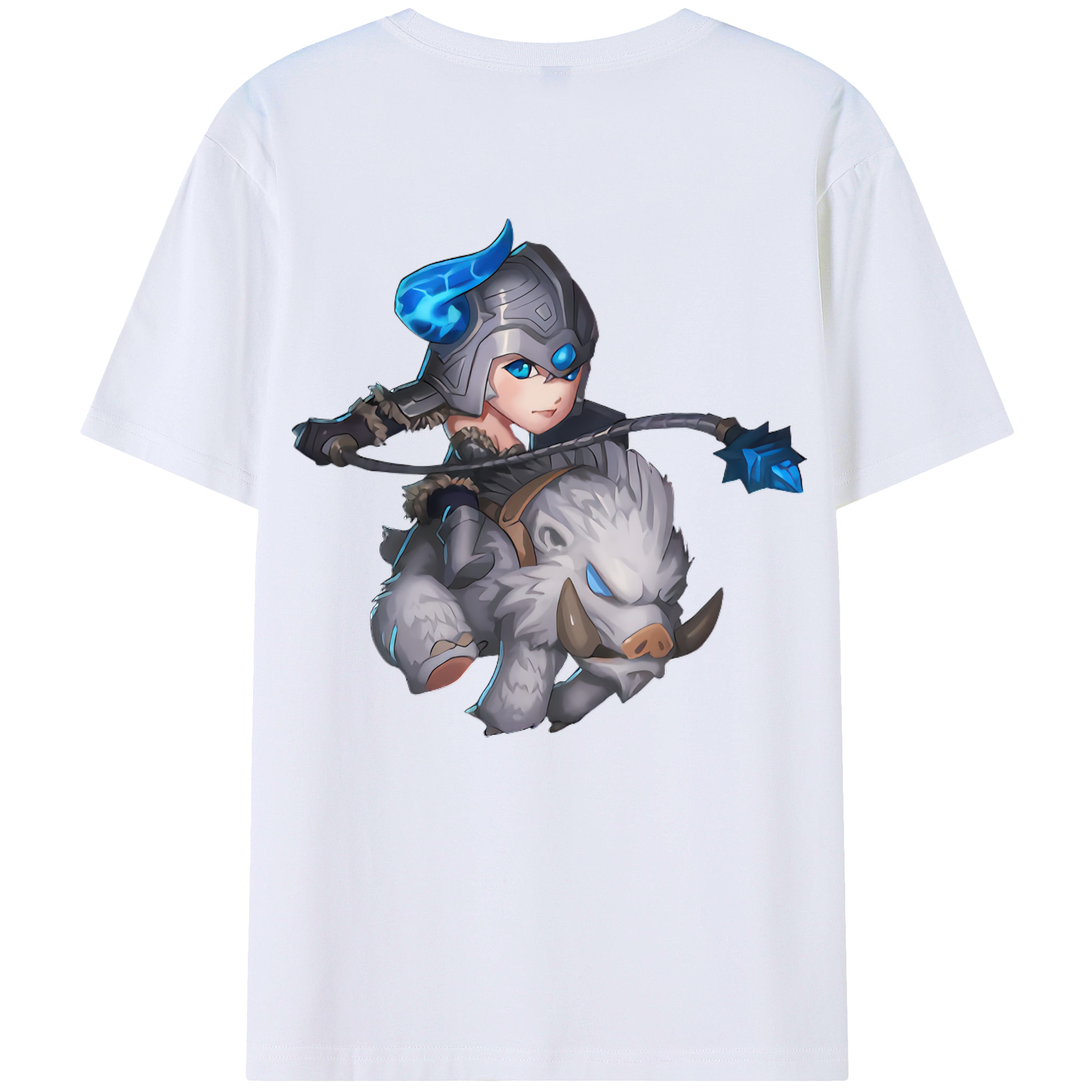 （画像用） リーグ・オブ・レジェンド League of Legends LOL 綿100％ メンズ半袖Tシャツ（バックプリント） 通気性