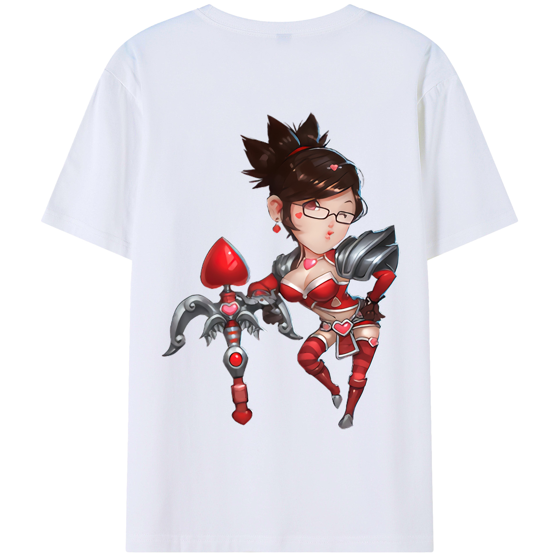 （画像用） リーグ・オブ・レジェンド League of Legends LOL 綿100％ メンズ半袖Tシャツ（バックプリント） 通気性