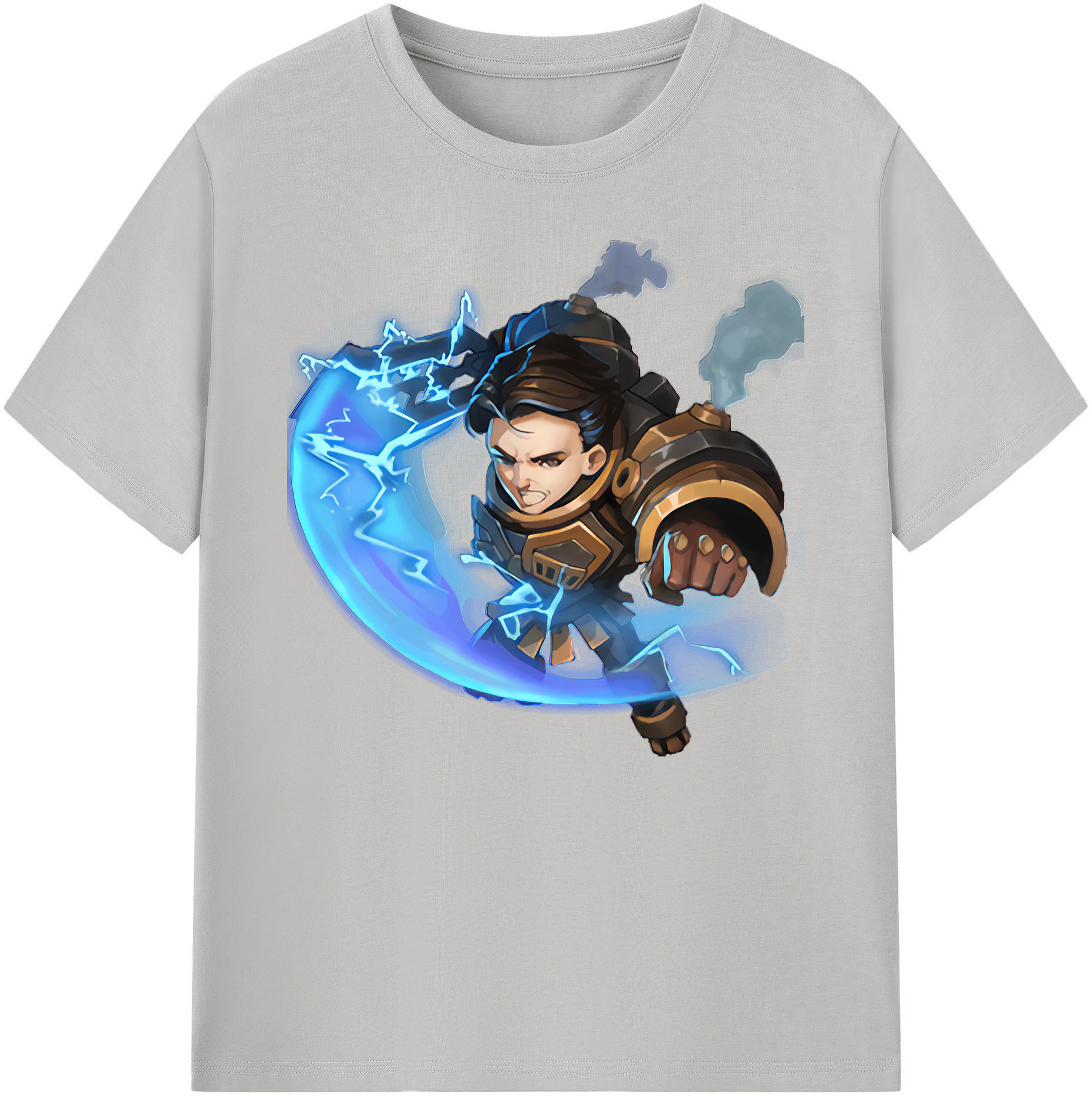 リーグ・オブ・レジェンド League of Legends LOL 綿100％ メンズ半袖Tシャツ｜肌触りやわらか＆通気性
