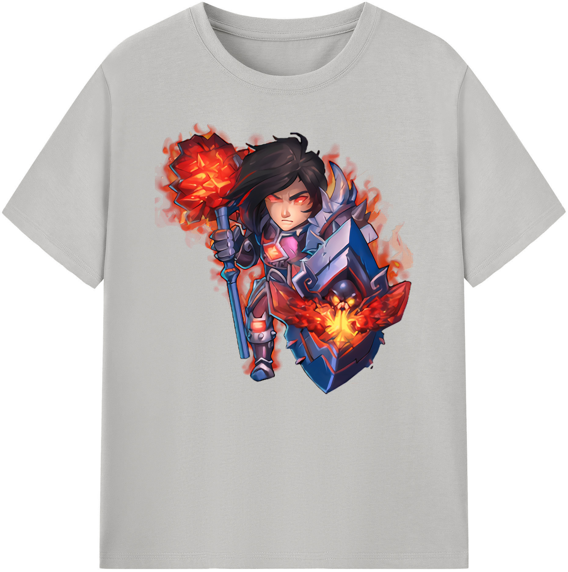 （画像用） リーグ・オブ・レジェンド League of Legends LOL 綿100％ メンズ半袖Tシャツ｜肌触りやわらか＆通気性