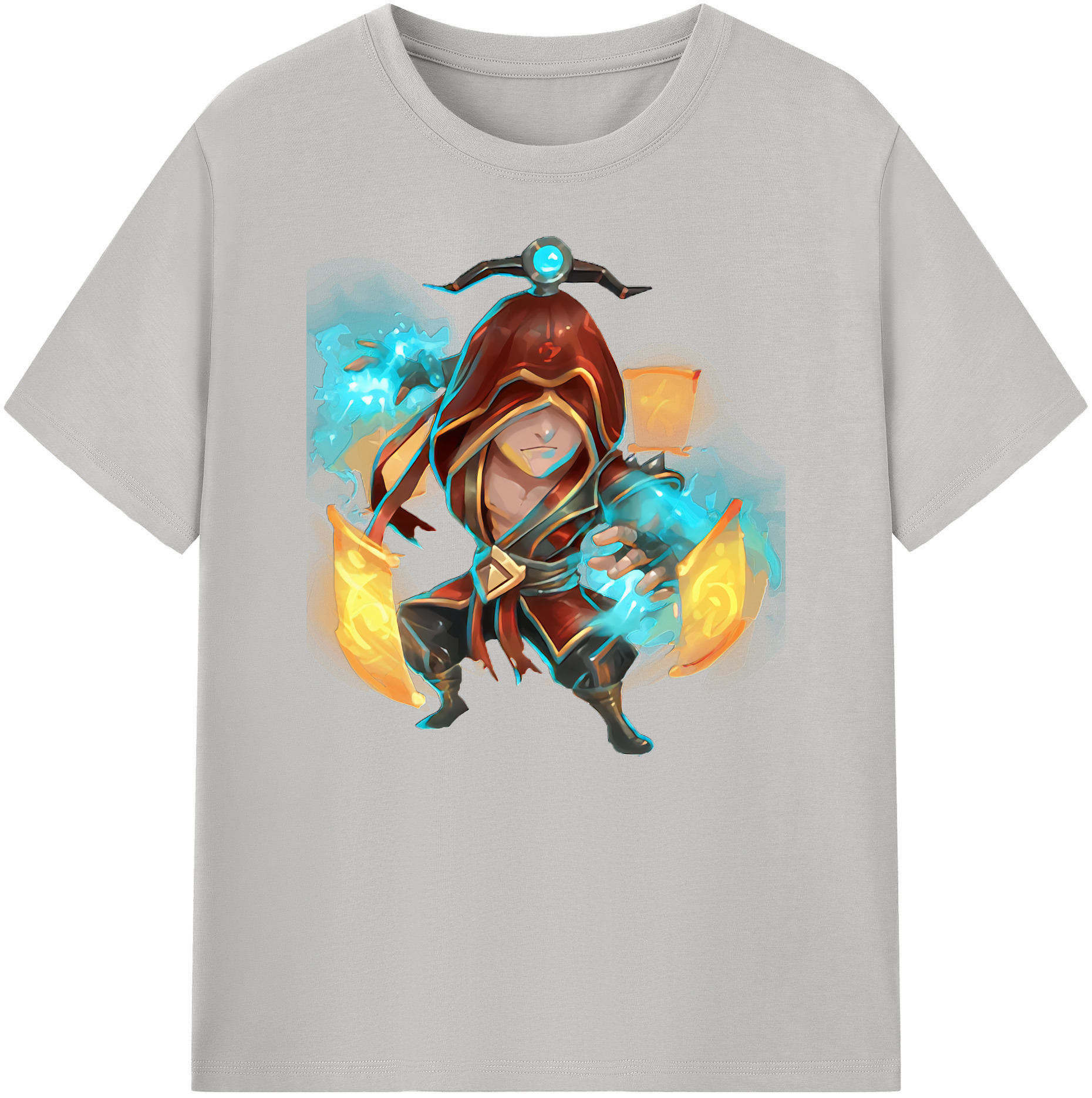 リーグ・オブ・レジェンド League of Legends LOL 綿100％ メンズ半袖Tシャツ｜肌触りやわらか＆通気性