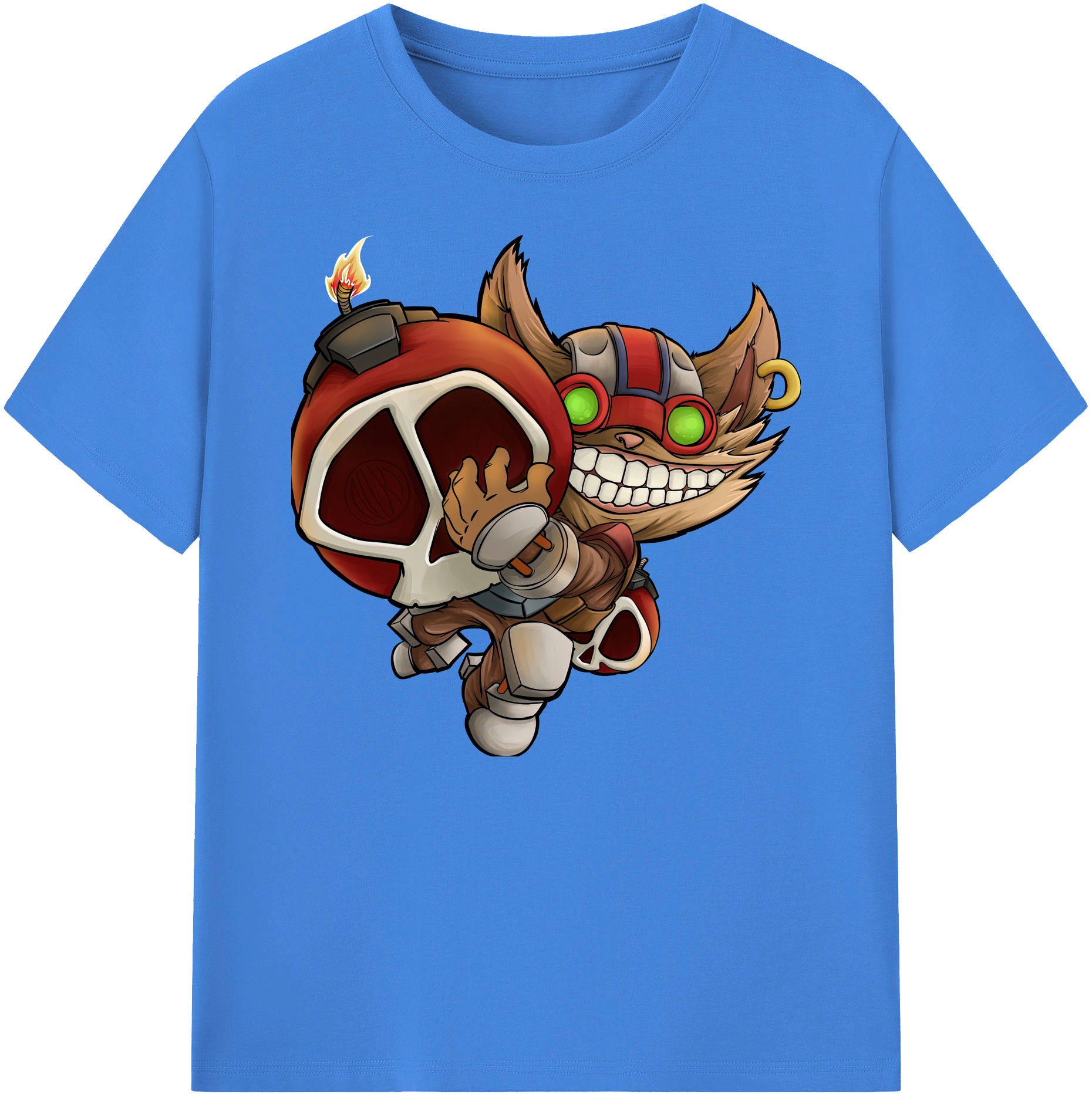 リーグ・オブ・レジェンド League of Legends LOL 綿100％ メンズ半袖Tシャツ｜肌触りやわらか＆通気性