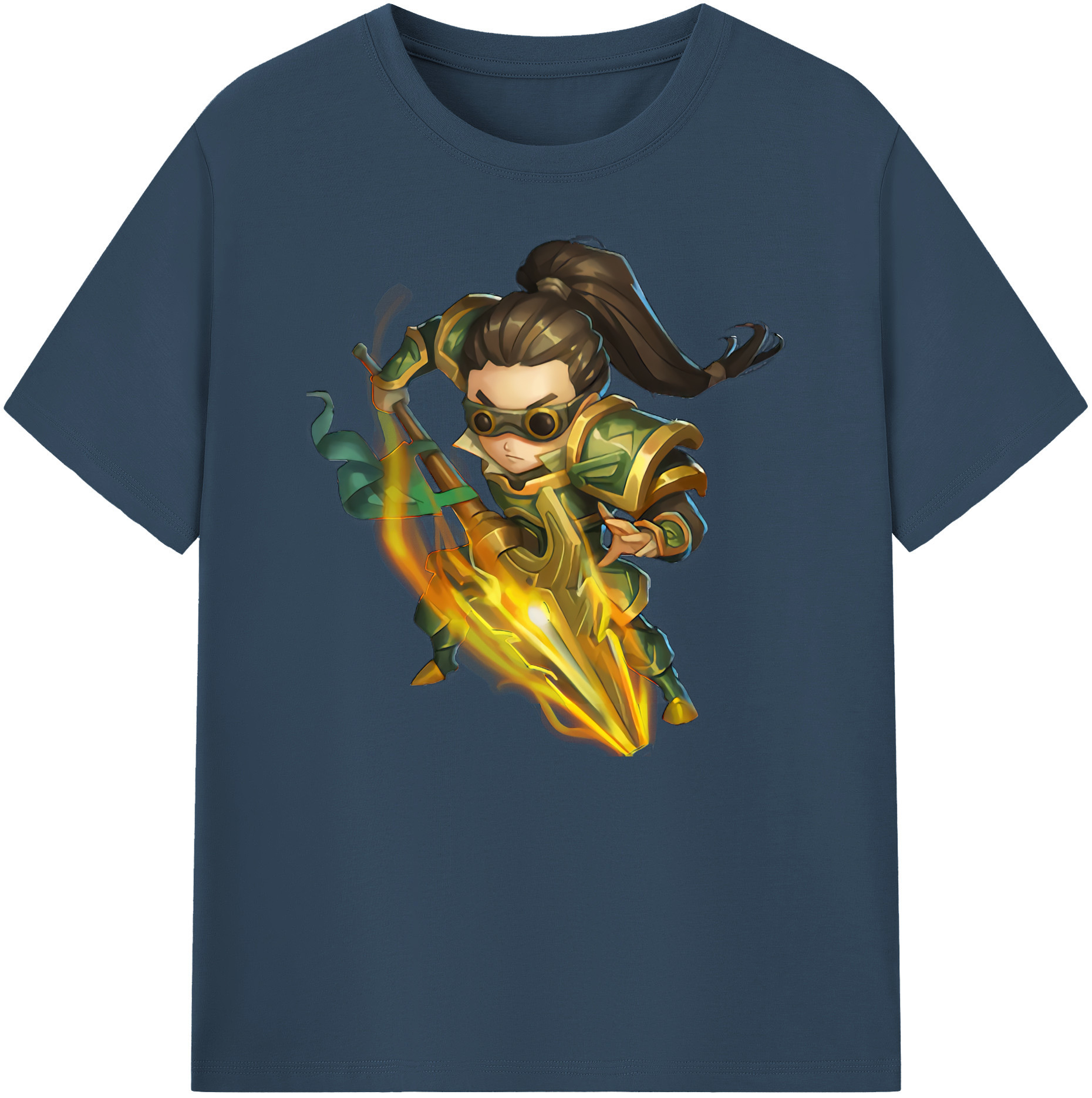 リーグ・オブ・レジェンド League of Legends LOL 綿100％ メンズ半袖Tシャツ｜肌触りやわらか＆通気性