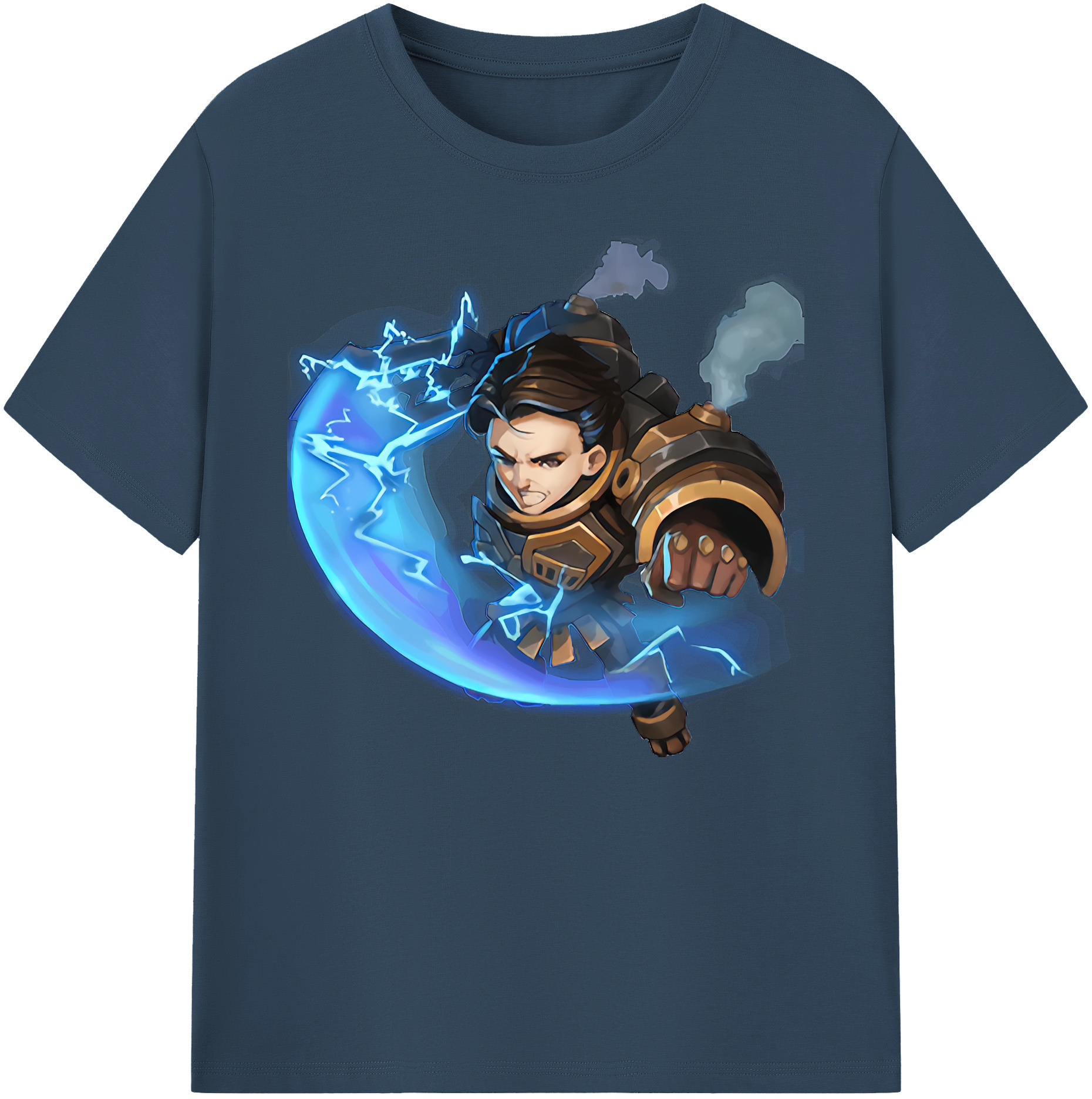 リーグ・オブ・レジェンド League of Legends LOL 綿100％ メンズ半袖Tシャツ｜肌触りやわらか＆通気性