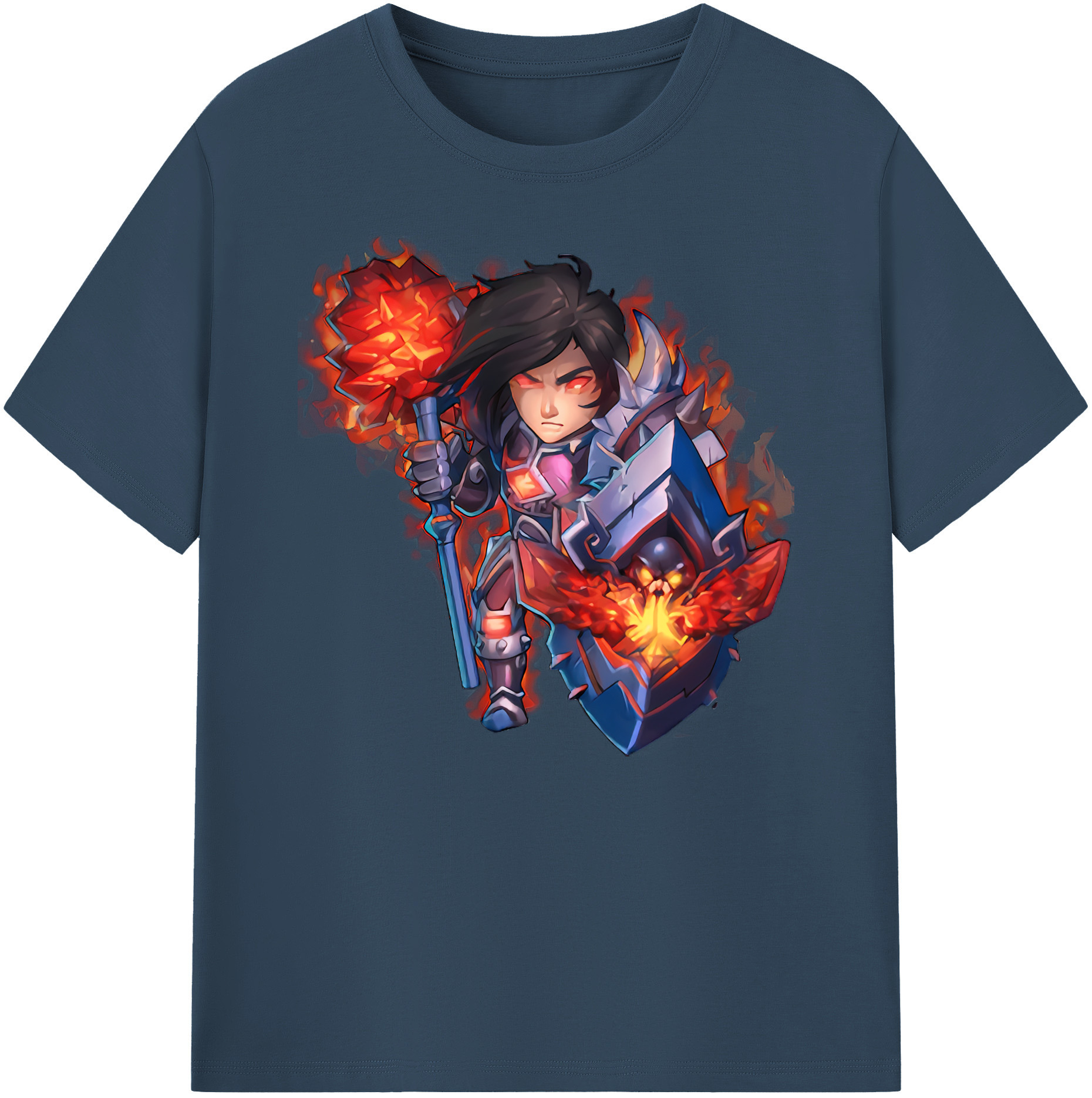 （画像用） リーグ・オブ・レジェンド League of Legends LOL 綿100％ メンズ半袖Tシャツ｜肌触りやわらか＆通気性