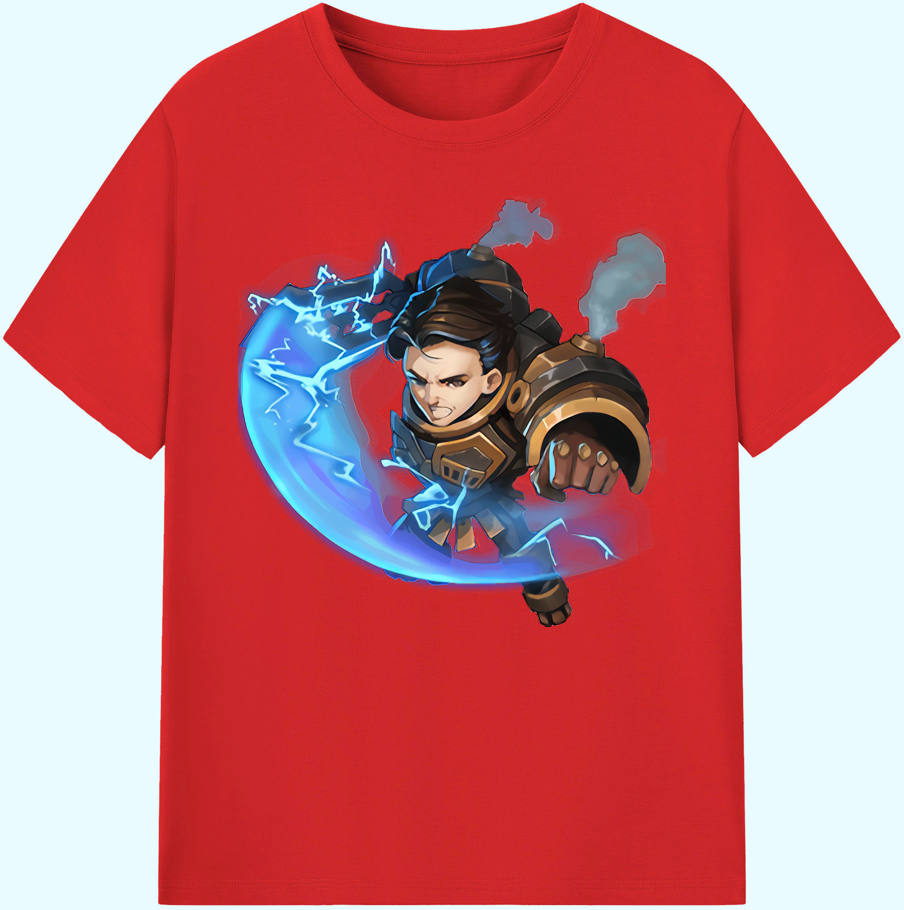 リーグ・オブ・レジェンド League of Legends LOL 綿100％ メンズ半袖Tシャツ｜肌触りやわらか＆通気性