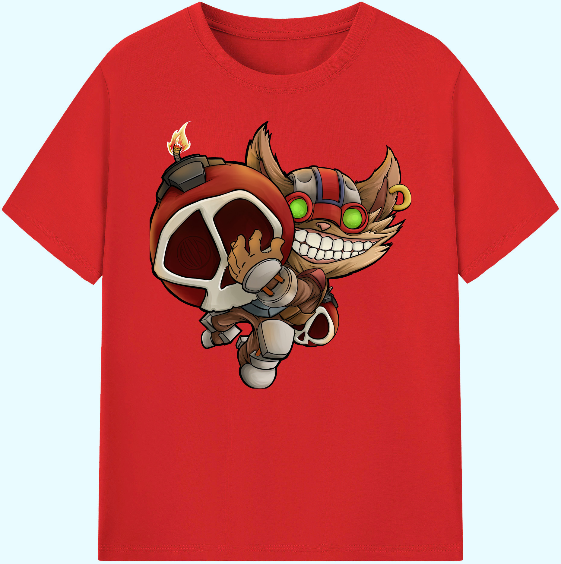 リーグ・オブ・レジェンド League of Legends LOL 綿100％ メンズ半袖Tシャツ｜肌触りやわらか＆通気性