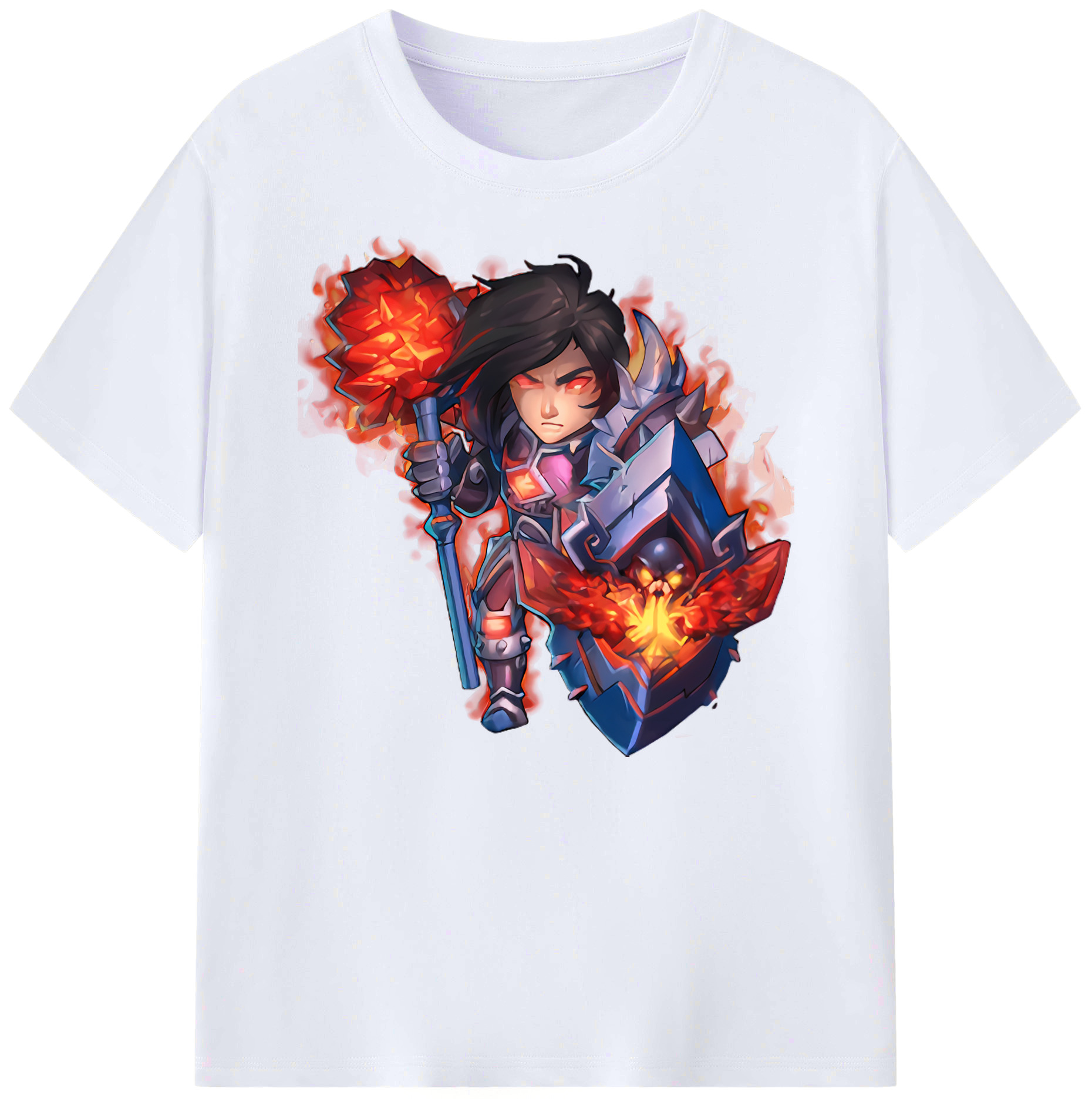 （画像用） リーグ・オブ・レジェンド League of Legends LOL 綿100％ メンズ半袖Tシャツ｜肌触りやわらか＆通気性