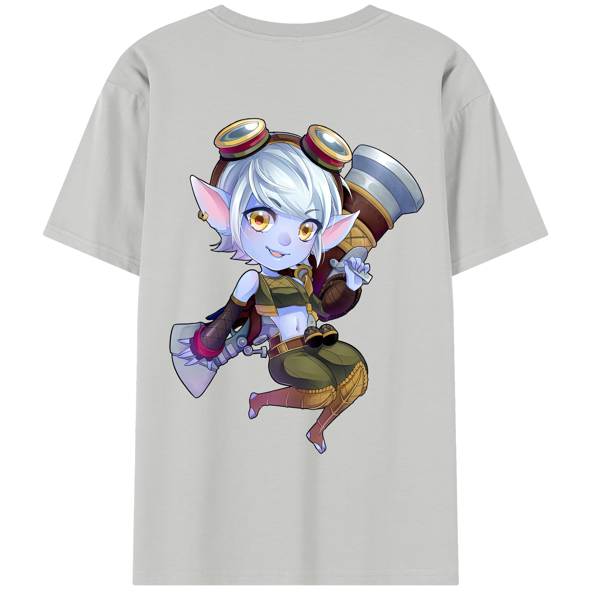 リーグ・オブ・レジェンド League of Legends LOL レディース半袖Tシャツ(バックプリント)