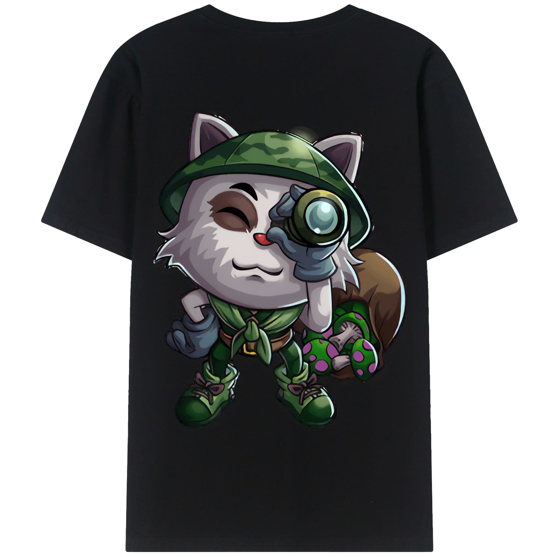 リーグ・オブ・レジェンド League of Legends LOL レディース半袖Tシャツ(バックプリント)