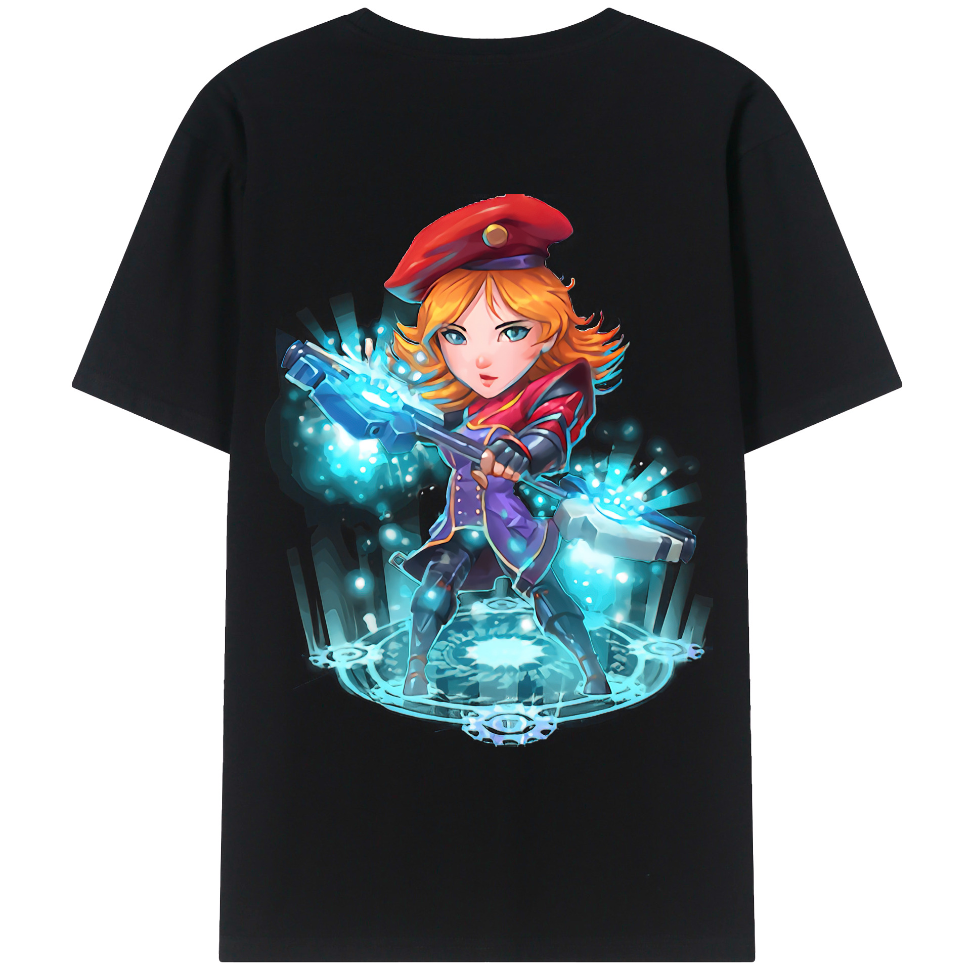 リーグ・オブ・レジェンド League of Legends LOL レディース半袖Tシャツ(バックプリント)