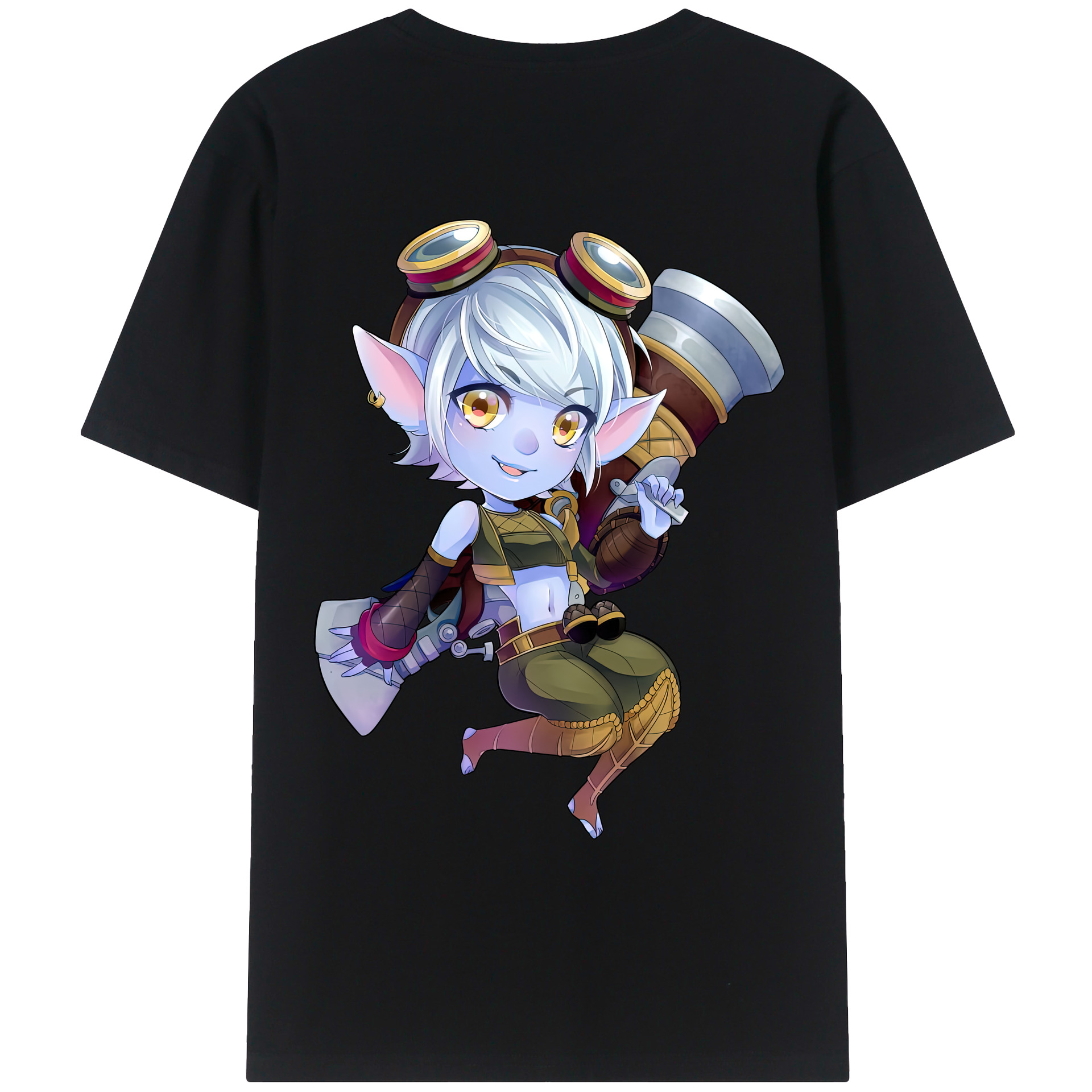 リーグ・オブ・レジェンド League of Legends LOL レディース半袖Tシャツ(バックプリント)