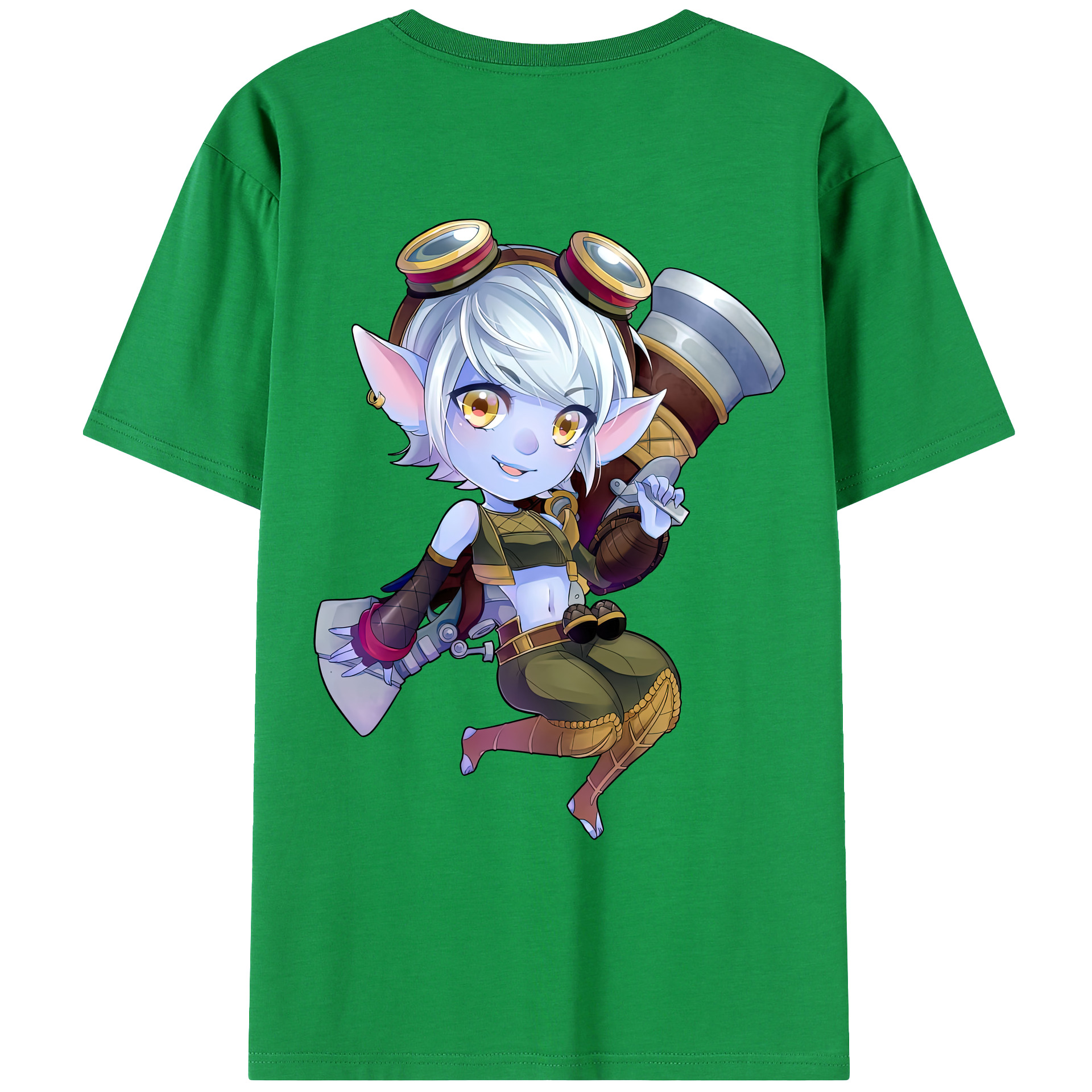 リーグ・オブ・レジェンド League of Legends LOL レディース半袖Tシャツ(バックプリント)