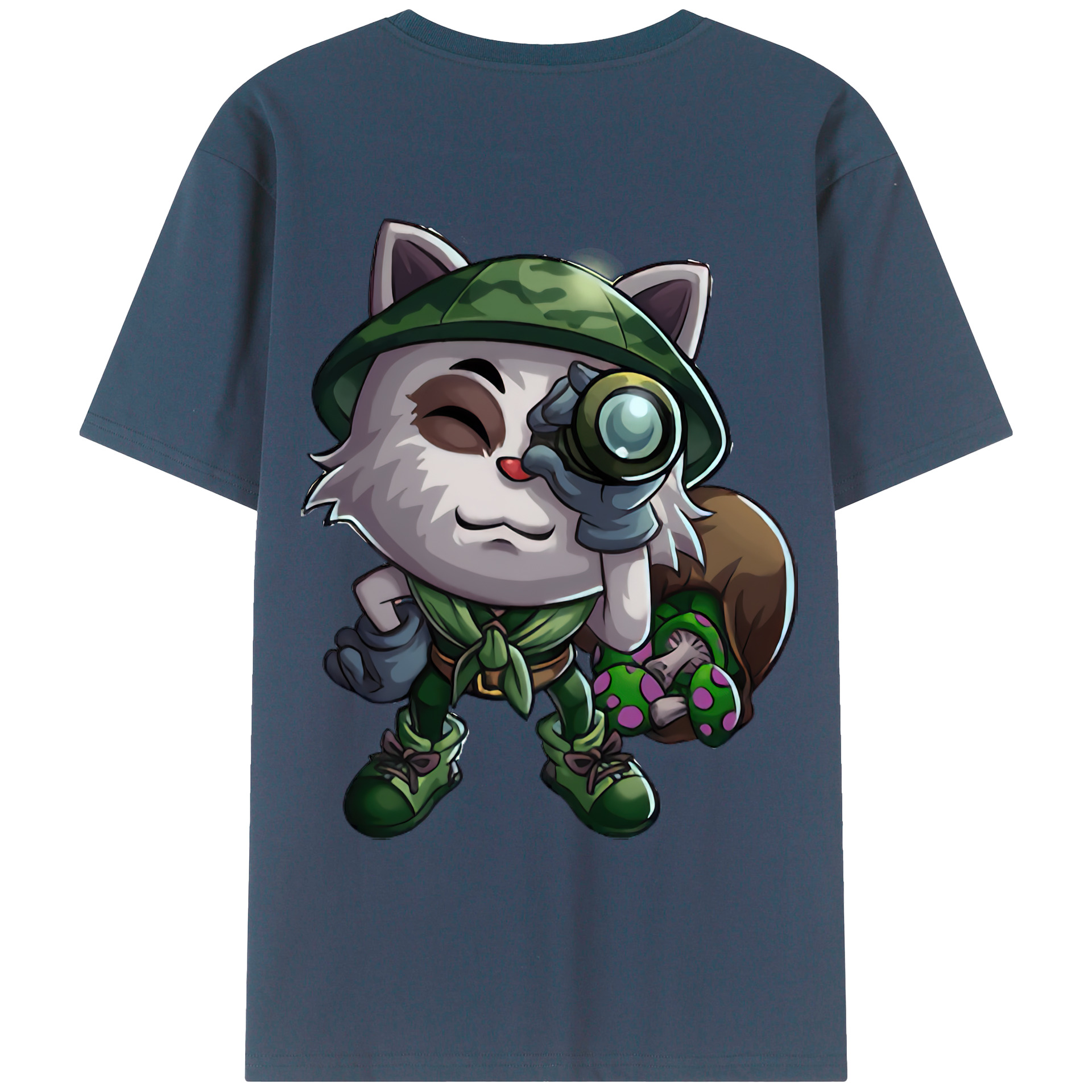 リーグ・オブ・レジェンド League of Legends LOL レディース半袖Tシャツ(バックプリント)