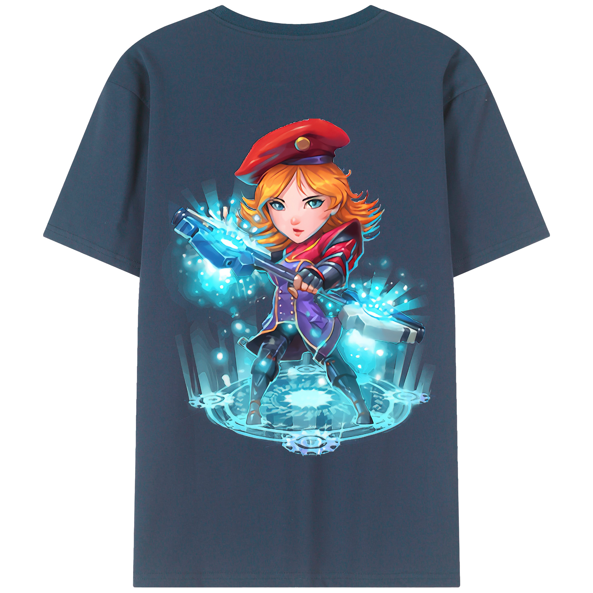 リーグ・オブ・レジェンド League of Legends LOL レディース半袖Tシャツ(バックプリント)