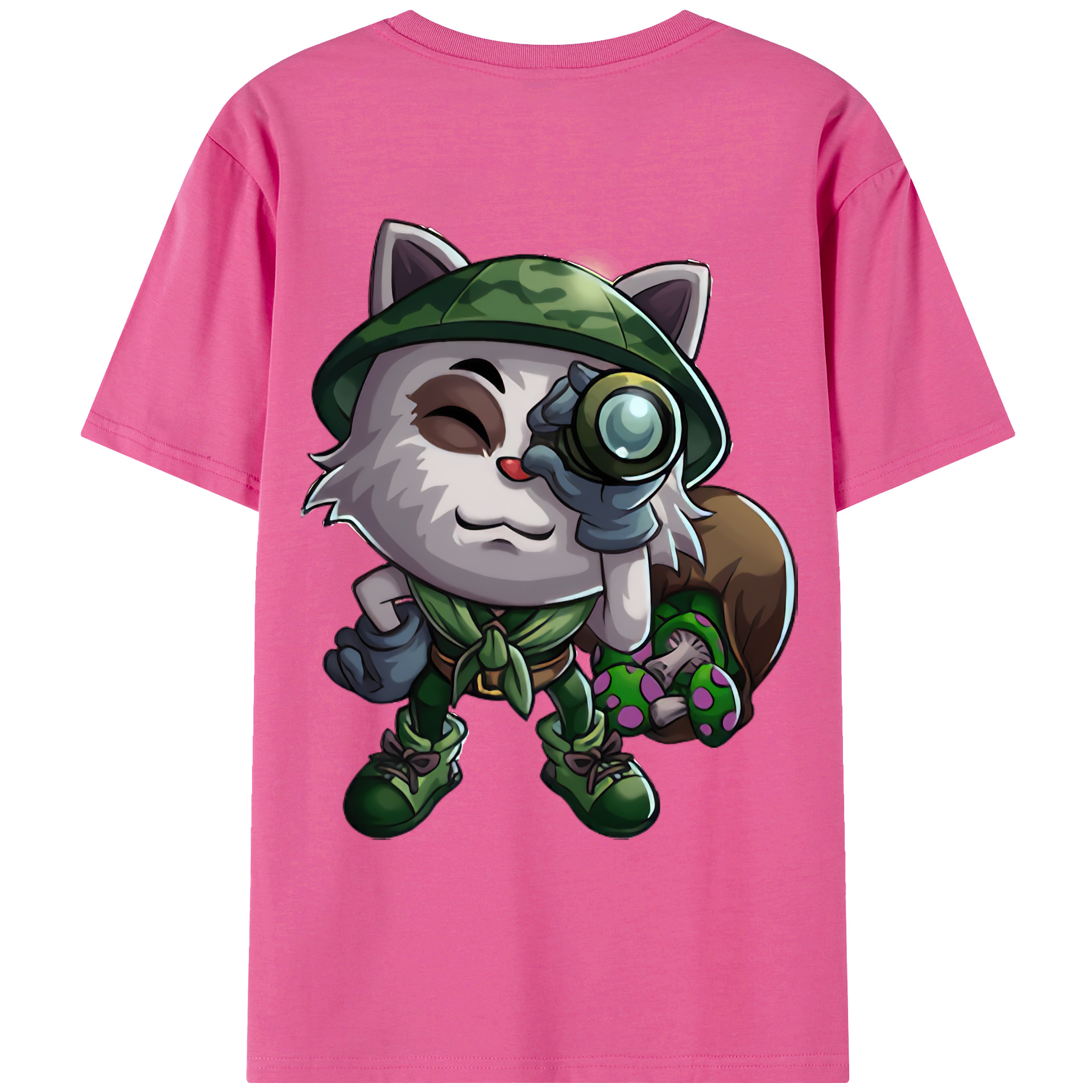 リーグ・オブ・レジェンド League of Legends LOL レディース半袖Tシャツ(バックプリント)