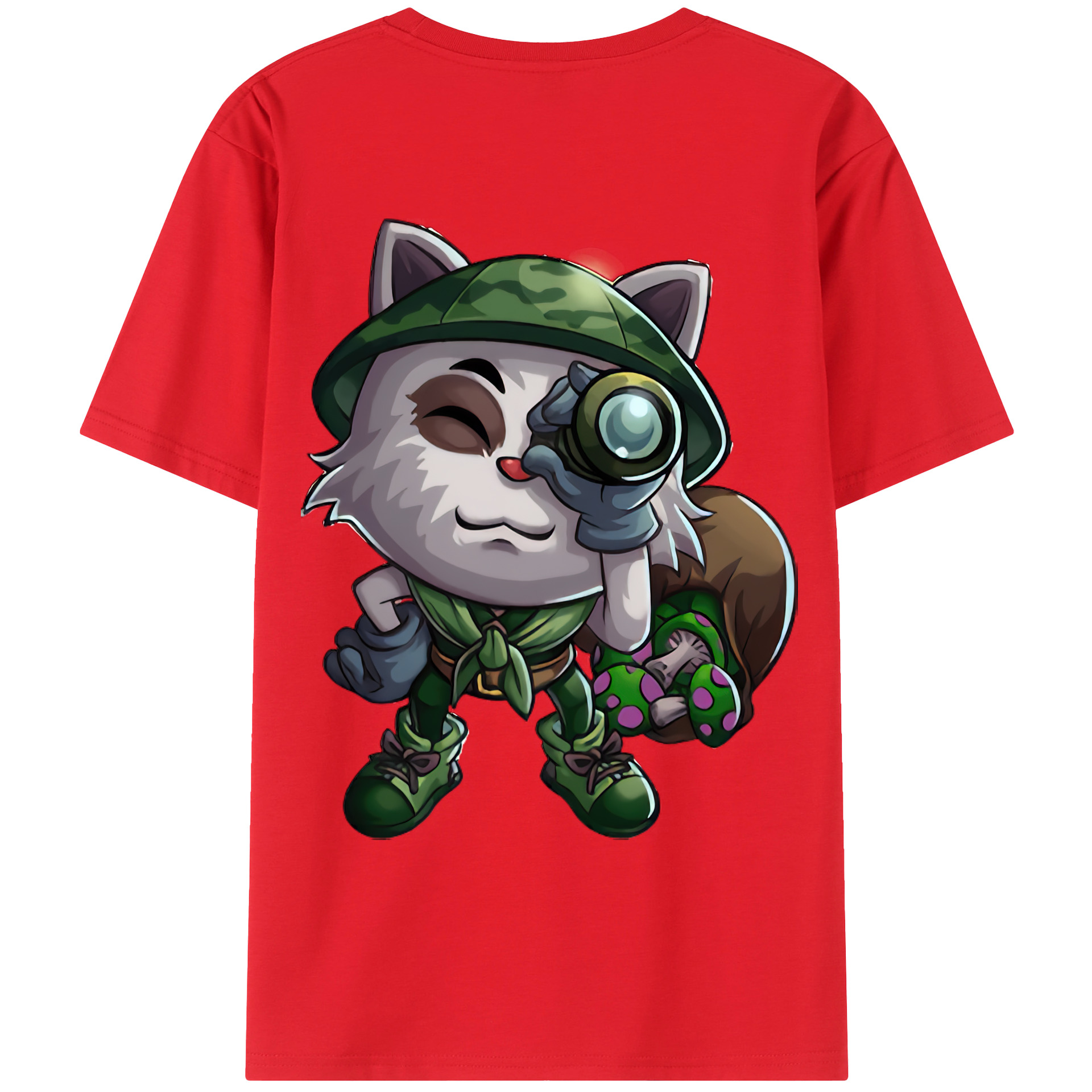 リーグ・オブ・レジェンド League of Legends LOL レディース半袖Tシャツ(バックプリント)