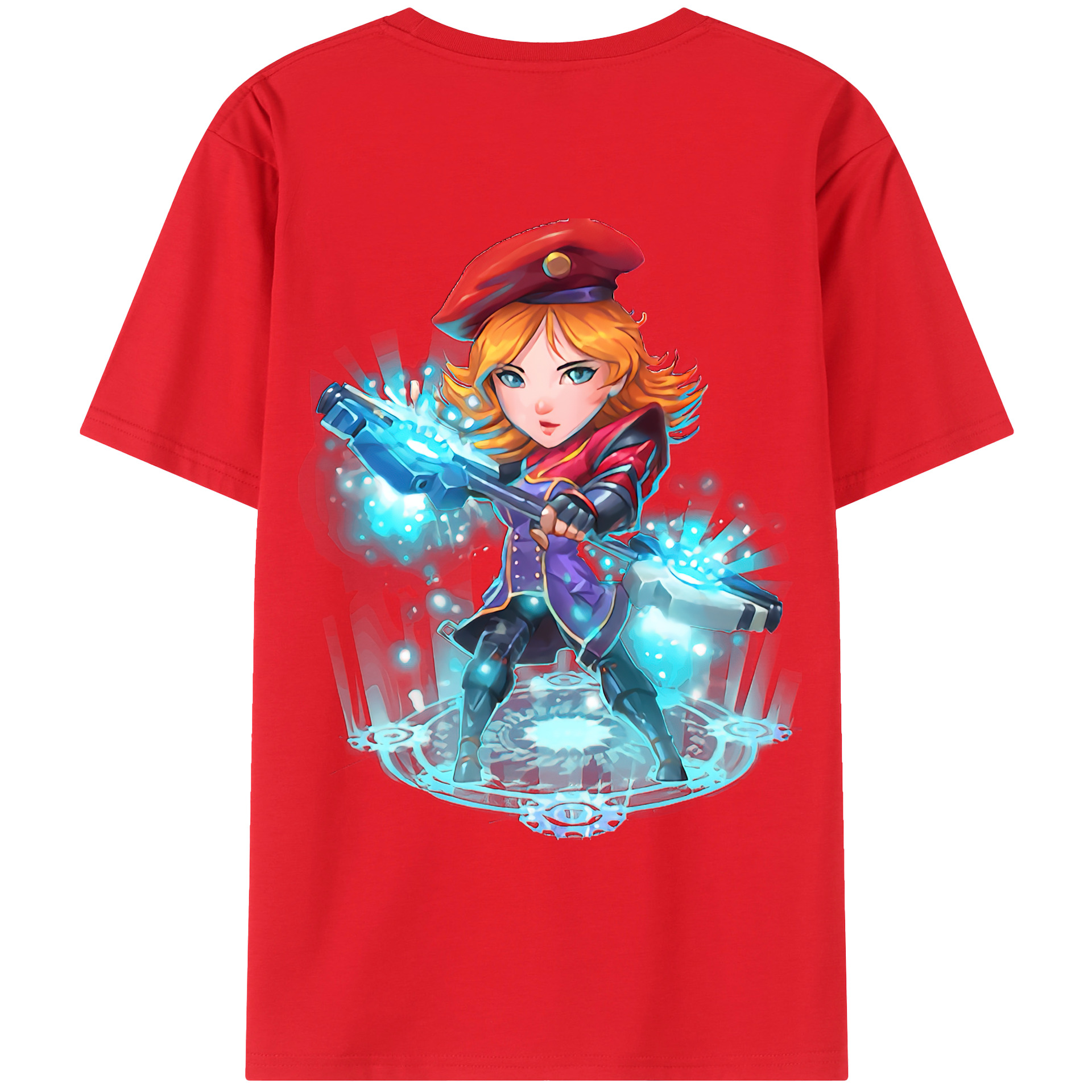 リーグ・オブ・レジェンド League of Legends LOL レディース半袖Tシャツ(バックプリント)
