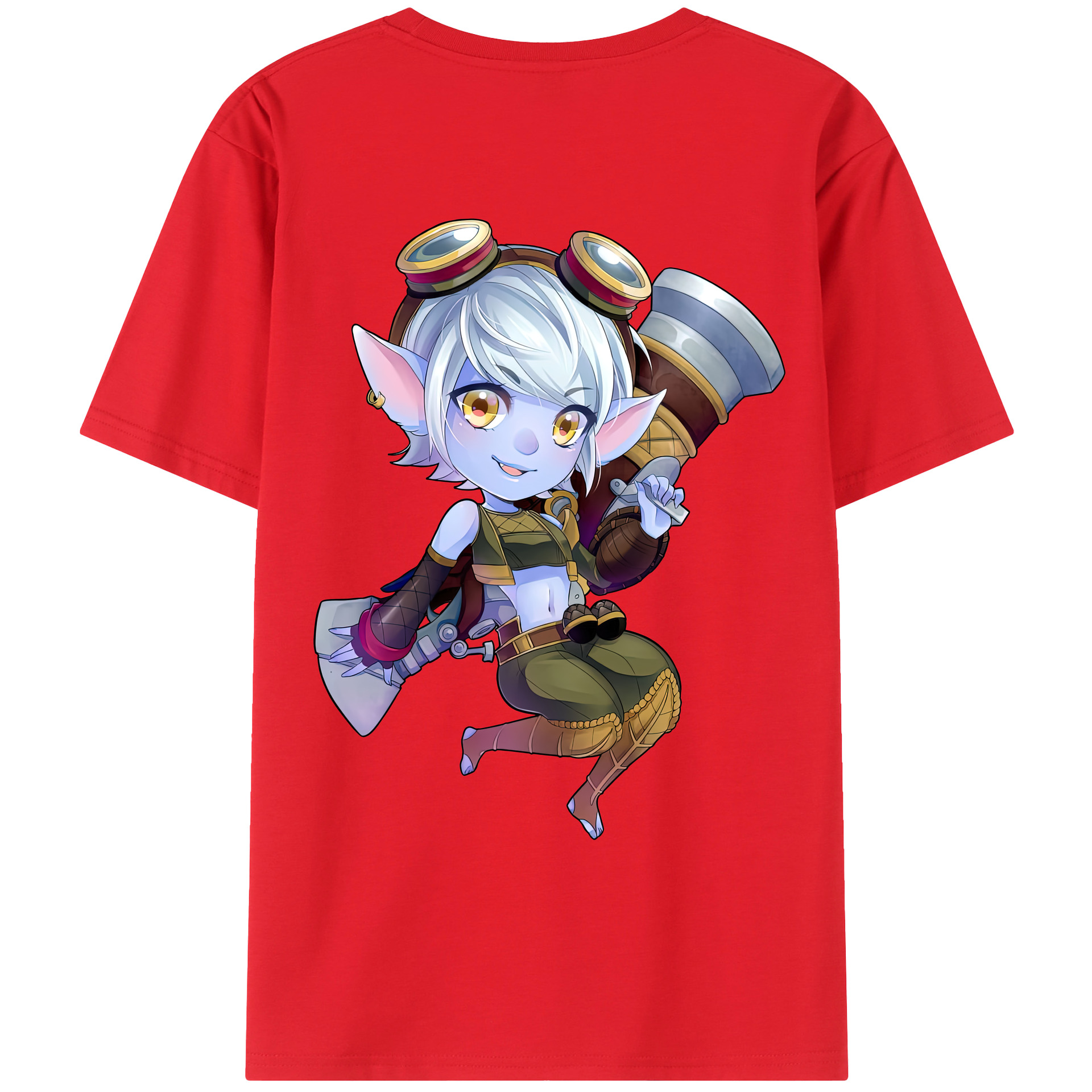 リーグ・オブ・レジェンド League of Legends LOL レディース半袖Tシャツ(バックプリント)