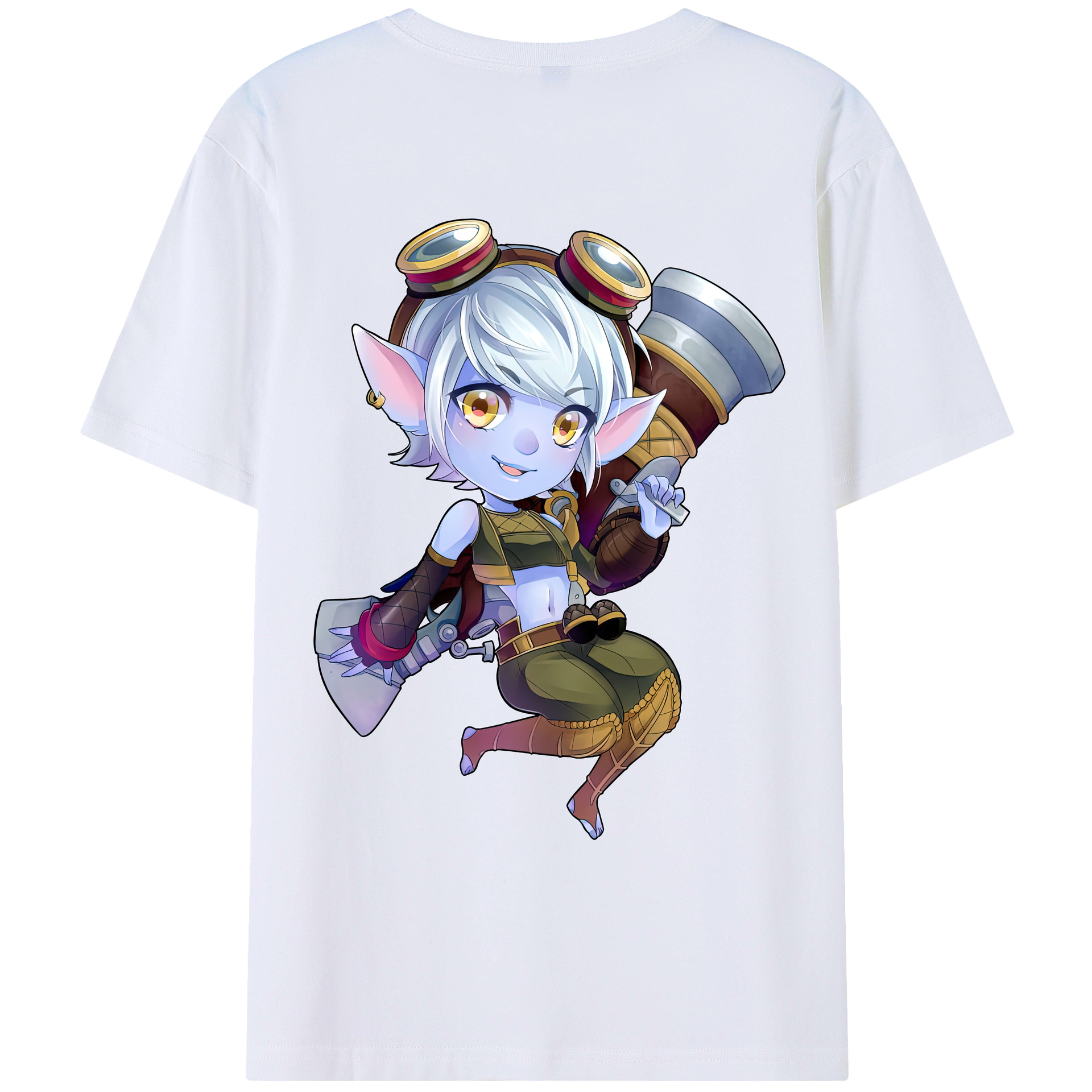 リーグ・オブ・レジェンド League of Legends LOL レディース半袖Tシャツ(バックプリント)