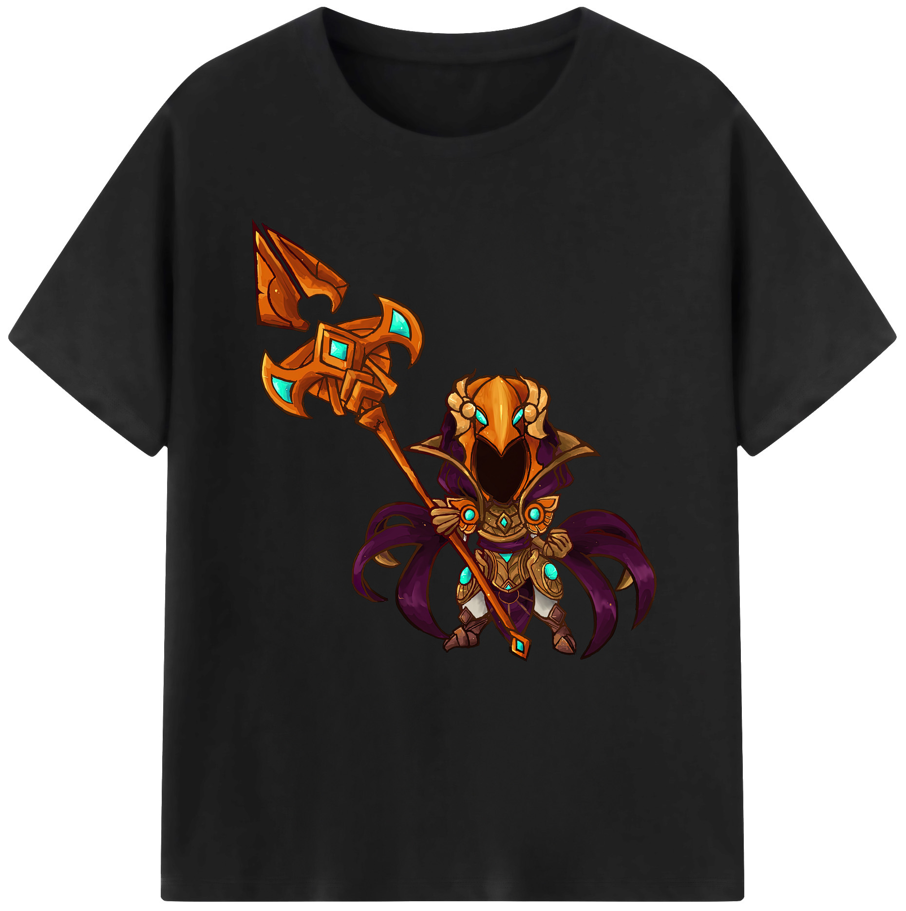 （画像用） リーグ・オブ・レジェンド League of Legends LOL レディースカジュアルプリントTシャツ（綿100％）