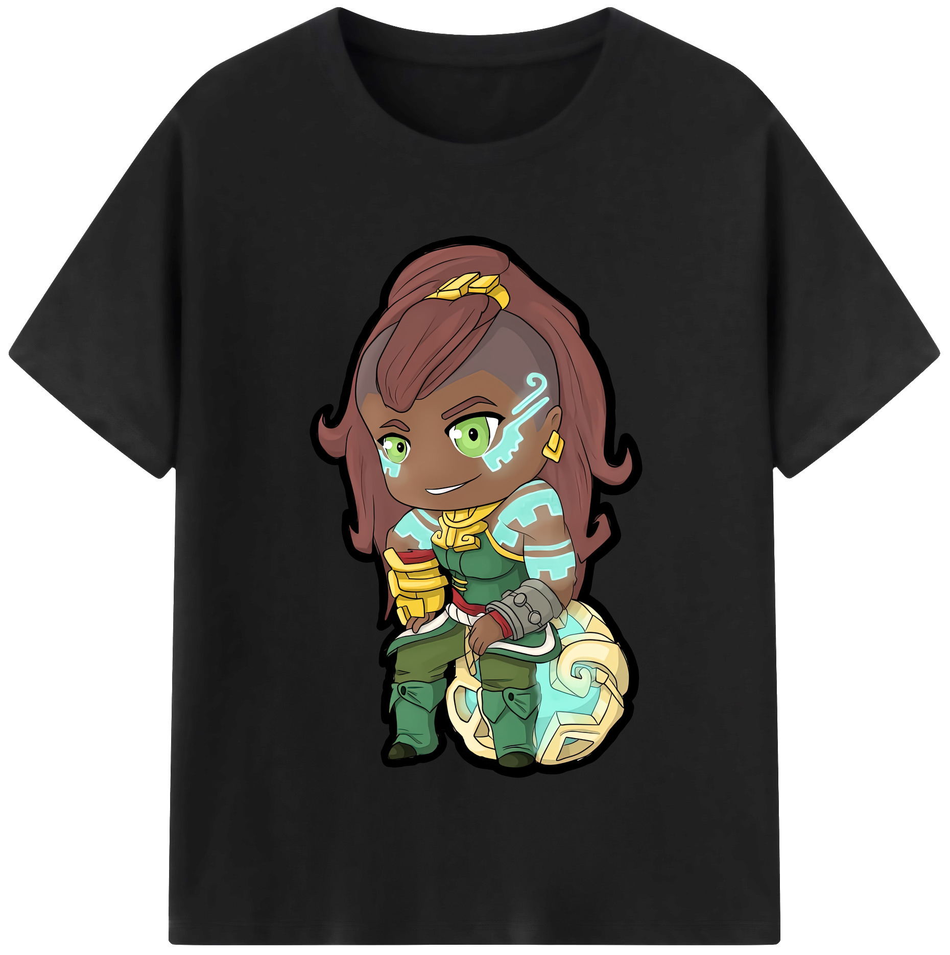 （画像用） リーグ・オブ・レジェンド League of Legends LOL レディースカジュアルプリントTシャツ（綿100％）