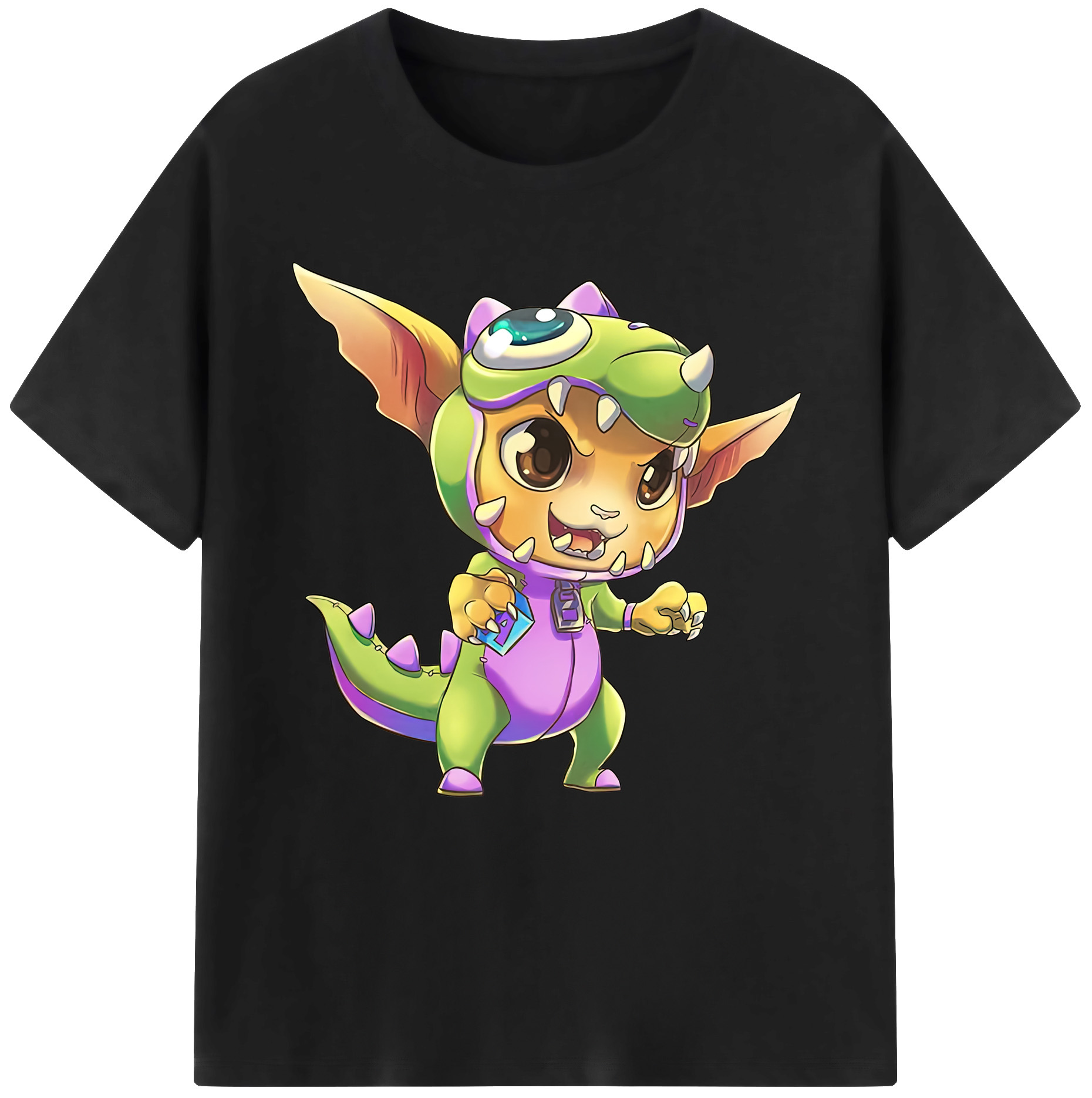 リーグ・オブ・レジェンド League of Legends LOL レディースカジュアルプリントTシャツ（綿100％）