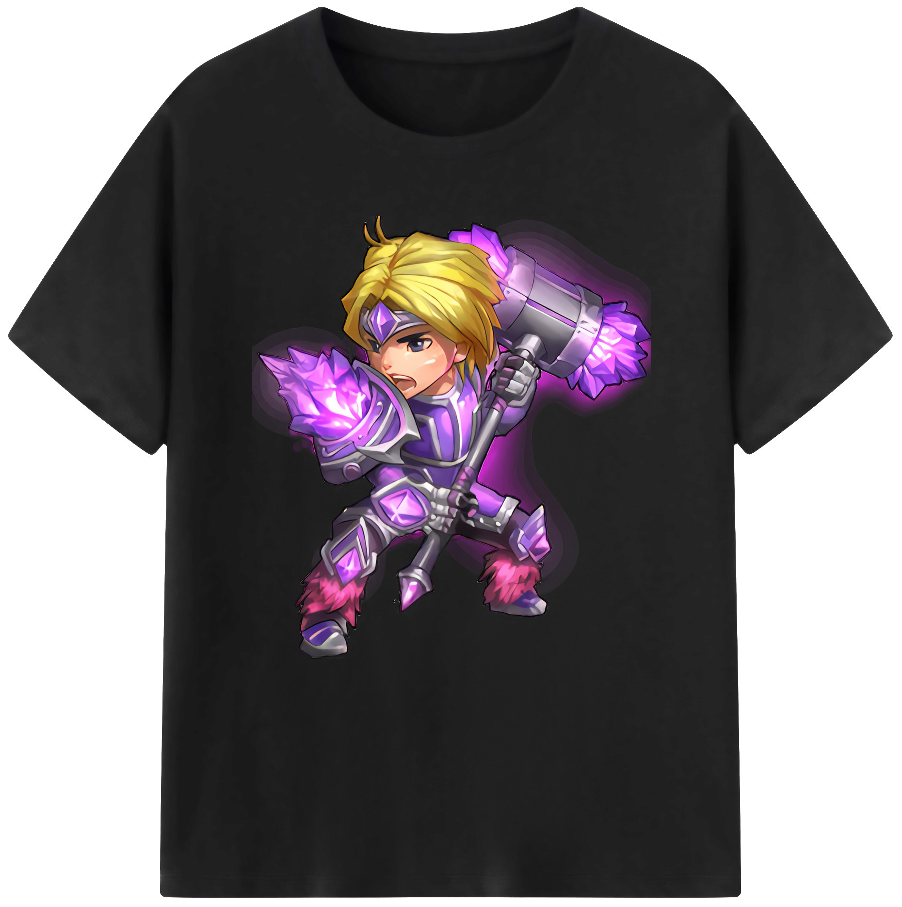 （画像用） リーグ・オブ・レジェンド League of Legends LOL レディースカジュアルプリントTシャツ（綿100％）