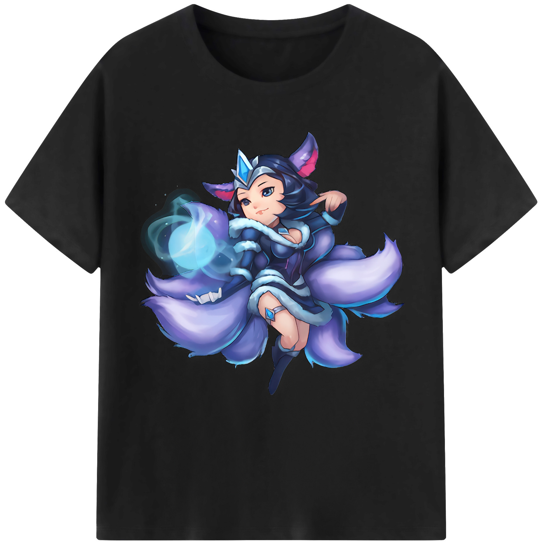（画像用） リーグ・オブ・レジェンド League of Legends LOL レディースカジュアルプリントTシャツ（綿100％）