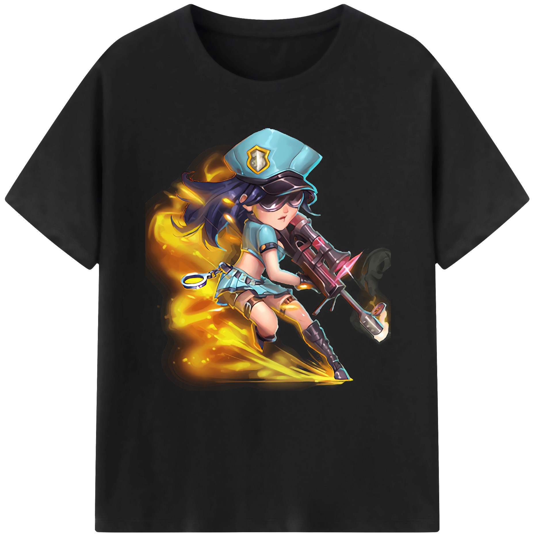 （画像用） リーグ・オブ・レジェンド League of Legends LOL レディースカジュアルプリントTシャツ（綿100％）
