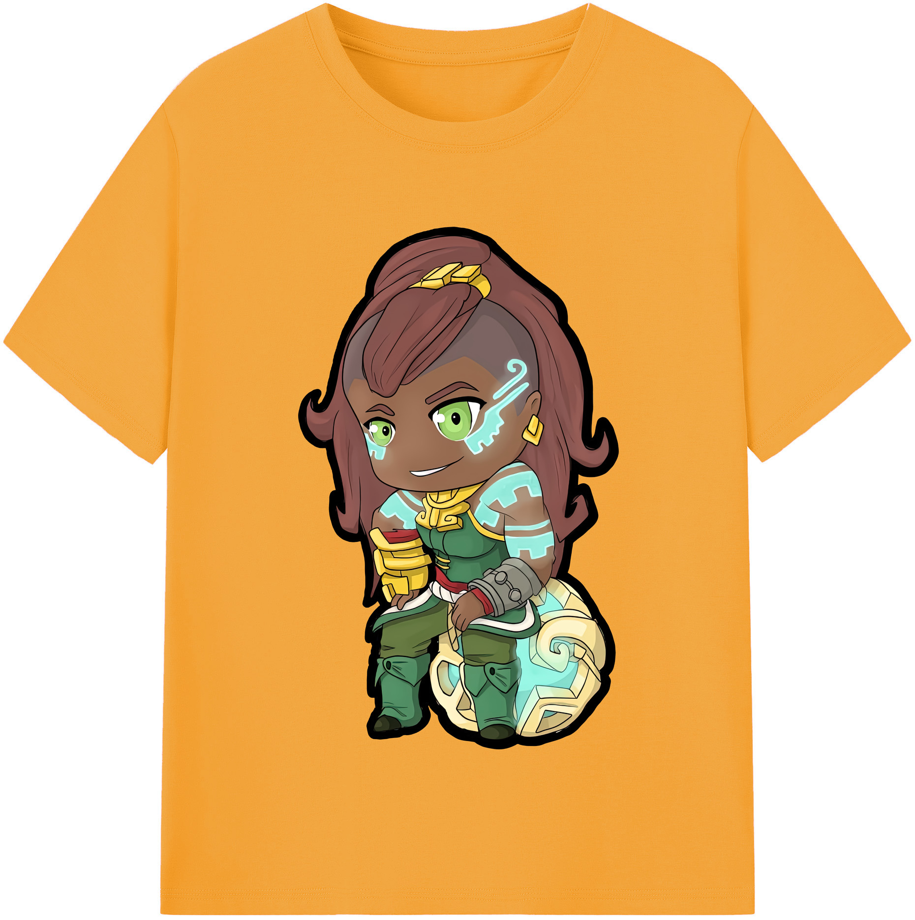 （画像用） リーグ・オブ・レジェンド League of Legends LOL レディースカジュアルプリントTシャツ（綿100％）