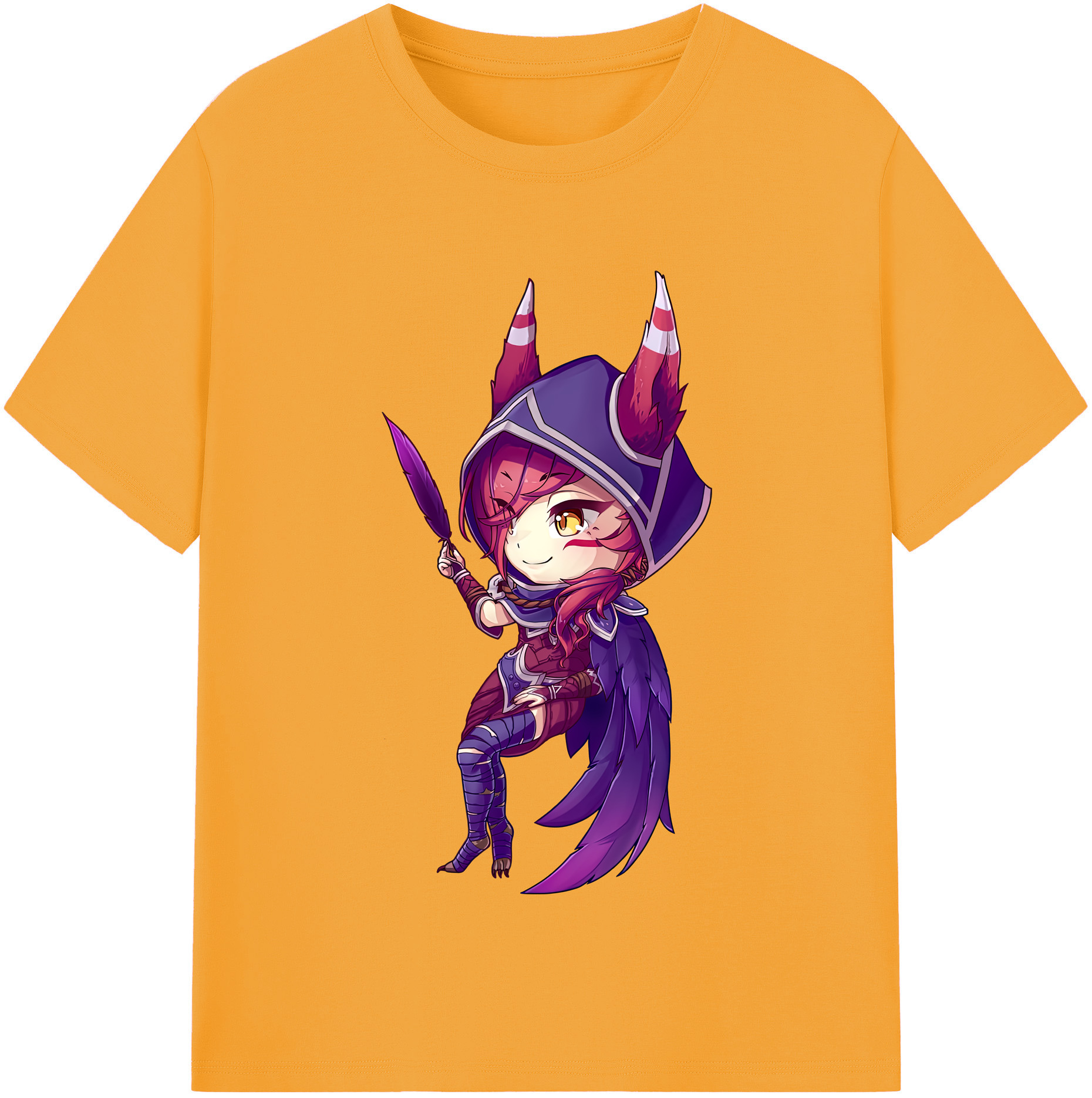 （画像用） リーグ・オブ・レジェンド League of Legends LOL レディースカジュアルプリントTシャツ（綿100％）