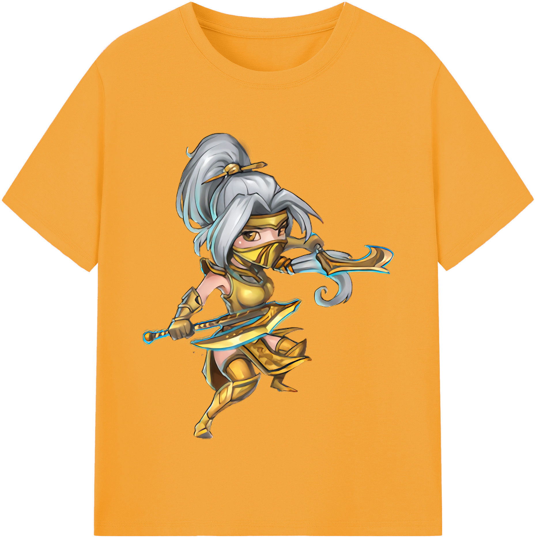 （画像用） リーグ・オブ・レジェンド League of Legends LOL レディースカジュアルプリントTシャツ（綿100％）