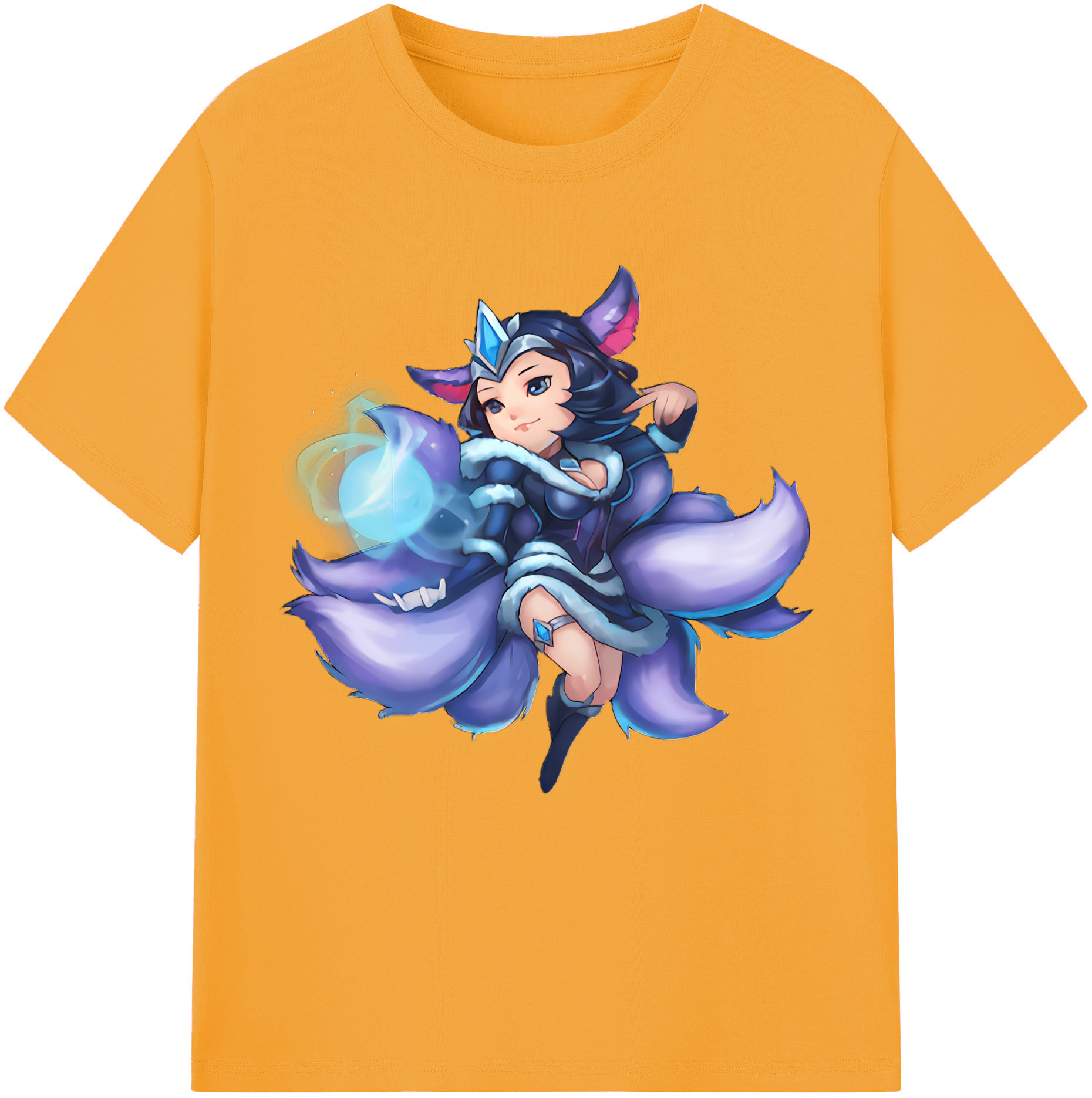 （画像用） リーグ・オブ・レジェンド League of Legends LOL レディースカジュアルプリントTシャツ（綿100％）