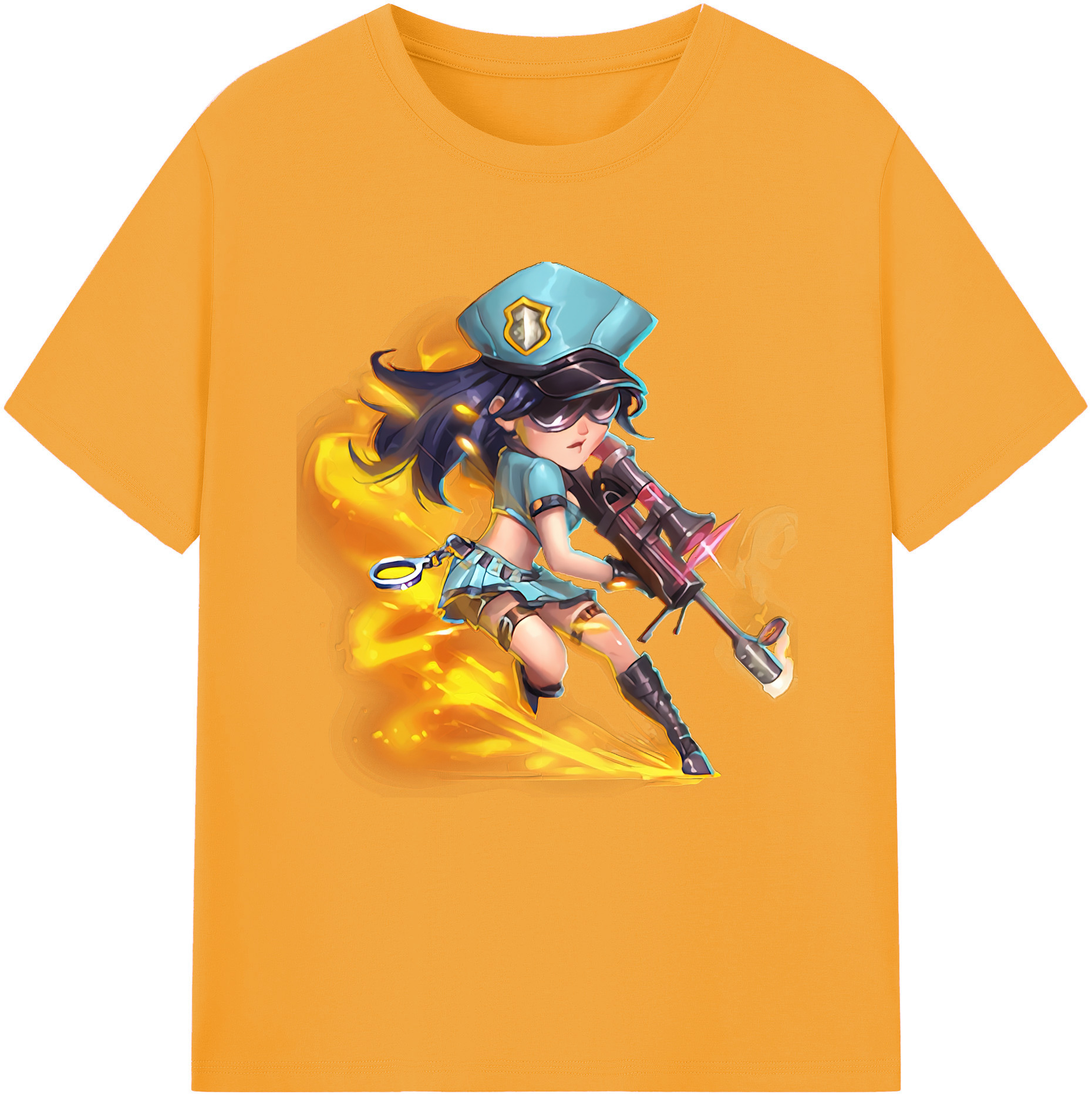 （画像用） リーグ・オブ・レジェンド League of Legends LOL レディースカジュアルプリントTシャツ（綿100％）