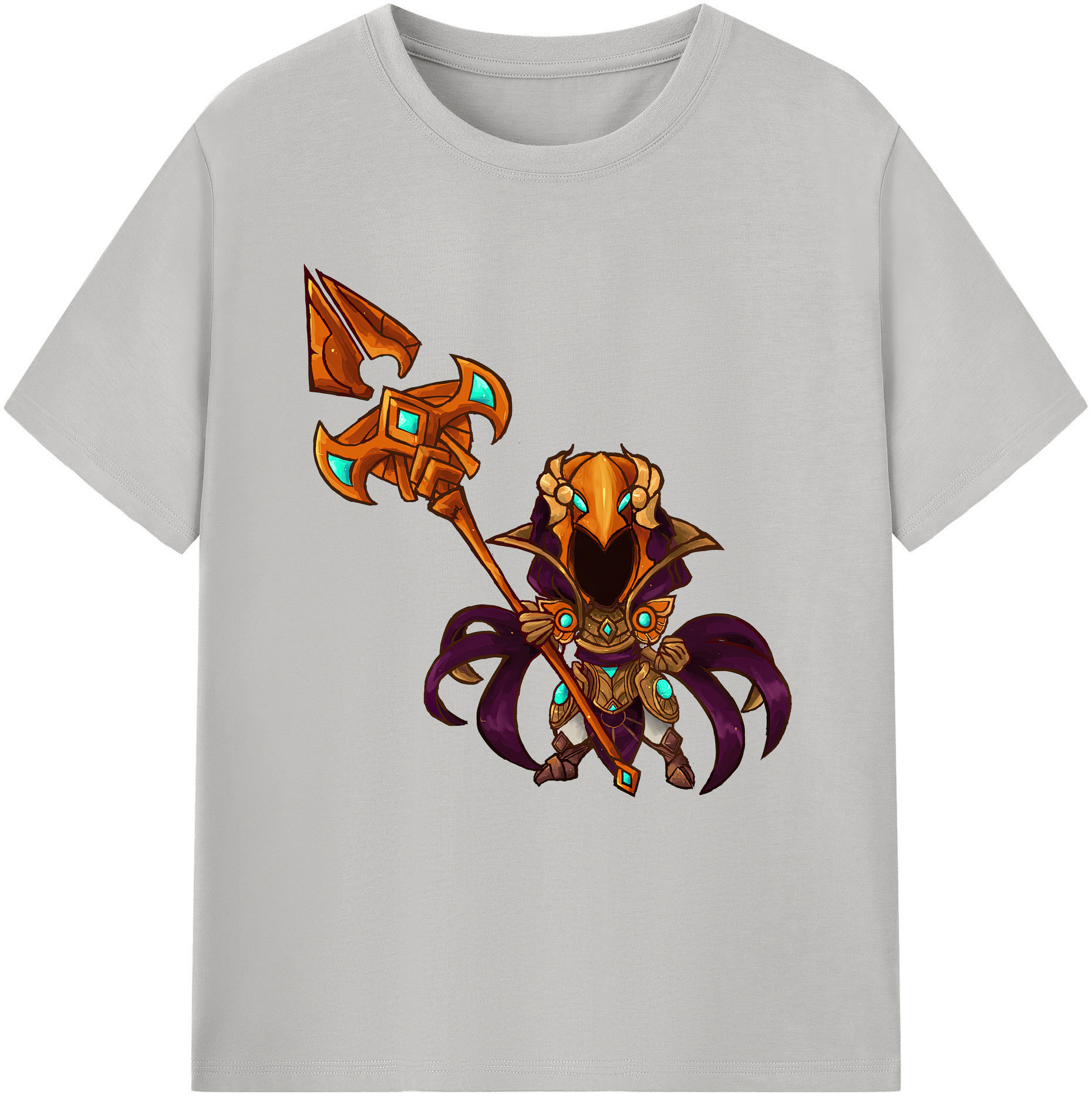 （画像用） リーグ・オブ・レジェンド League of Legends LOL レディースカジュアルプリントTシャツ（綿100％）