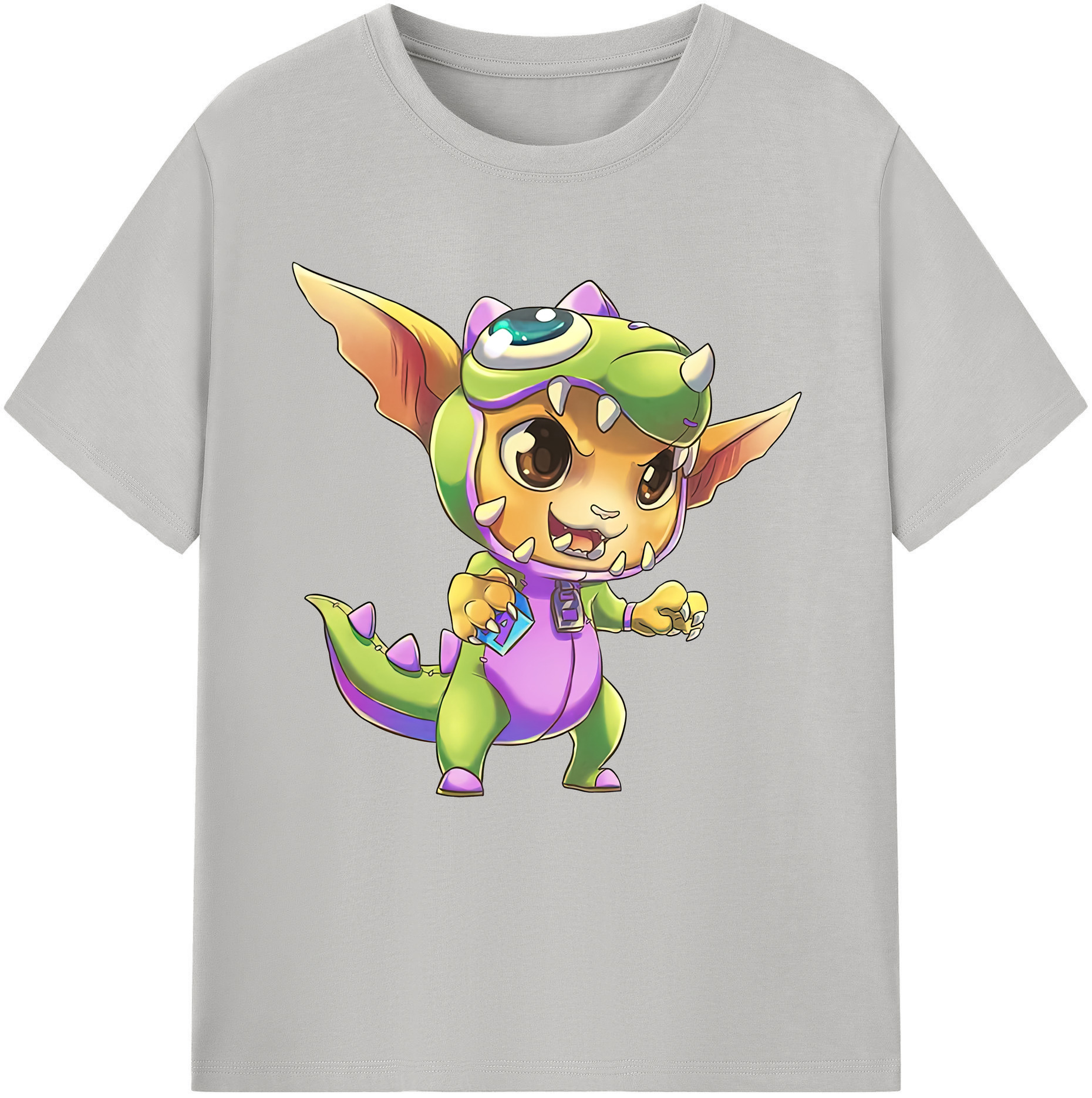 リーグ・オブ・レジェンド League of Legends LOL レディースカジュアルプリントTシャツ（綿100％）