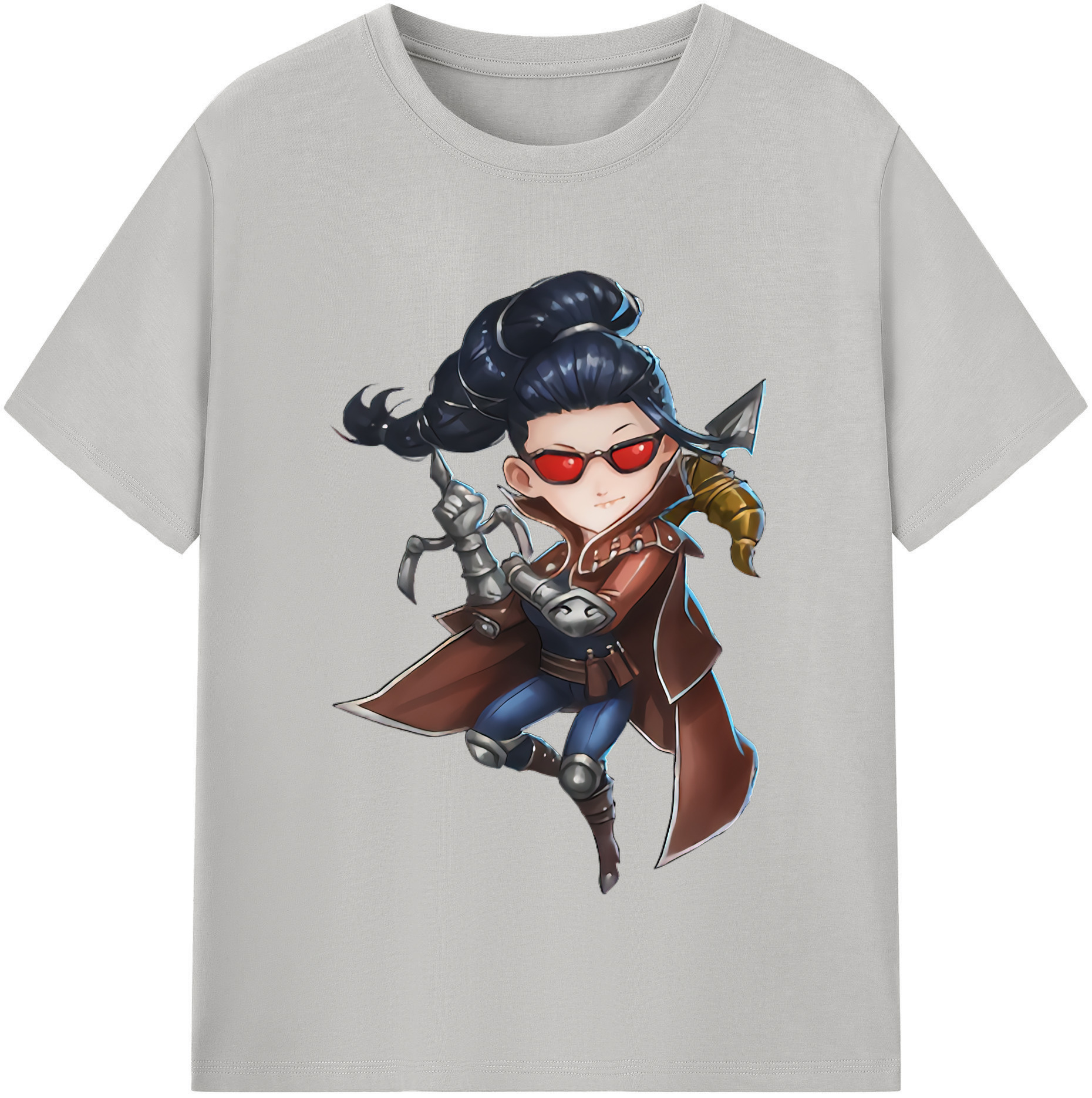 （画像用） リーグ・オブ・レジェンド League of Legends LOL レディースカジュアルプリントTシャツ（綿100％）
