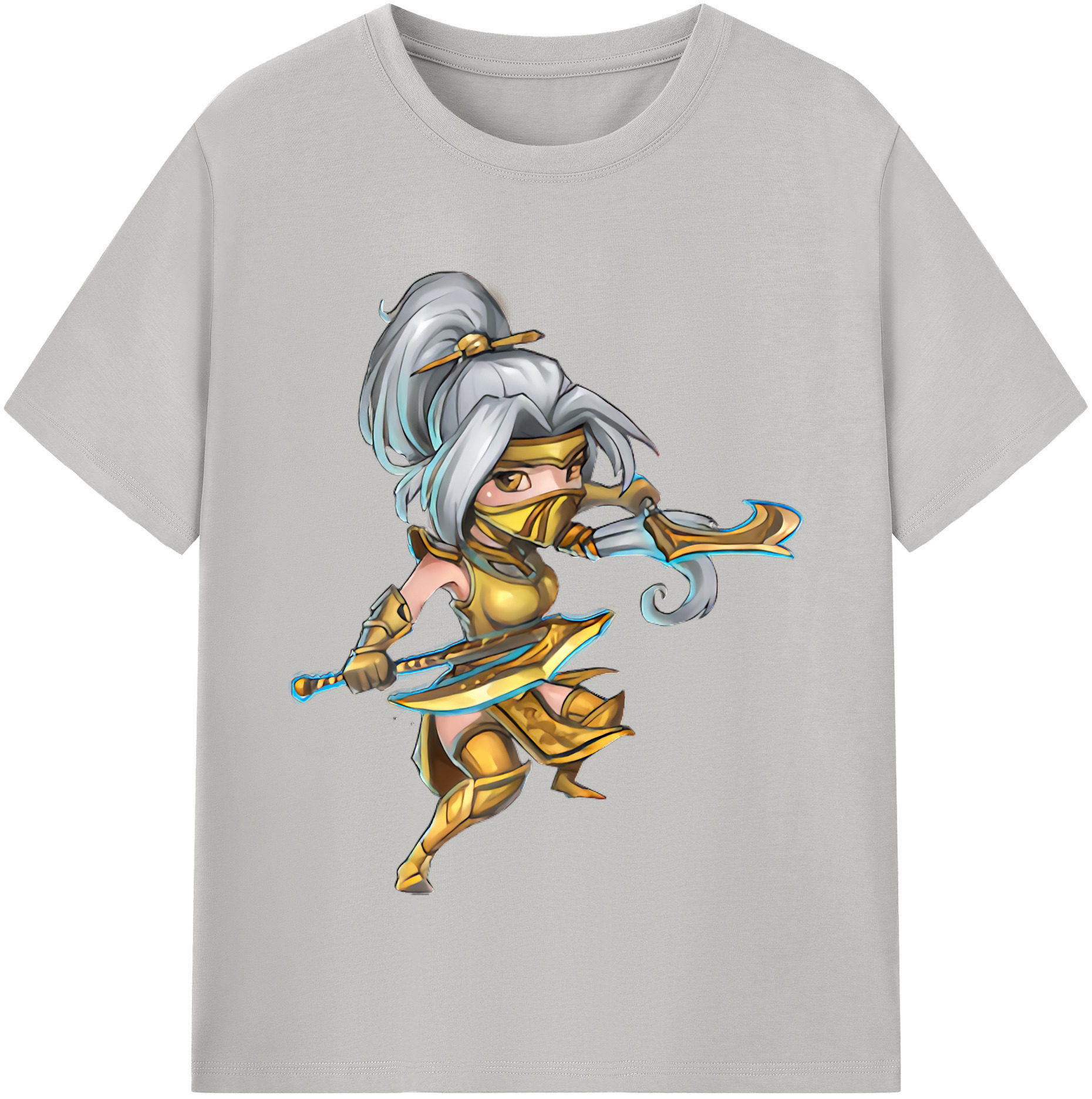 （画像用） リーグ・オブ・レジェンド League of Legends LOL レディースカジュアルプリントTシャツ（綿100％）