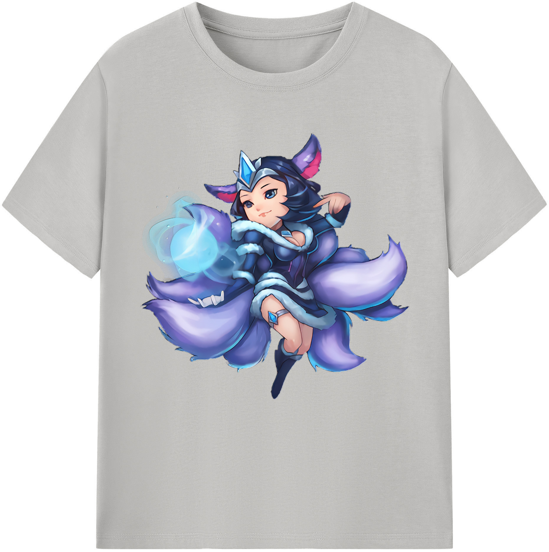 （画像用） リーグ・オブ・レジェンド League of Legends LOL レディースカジュアルプリントTシャツ（綿100％）