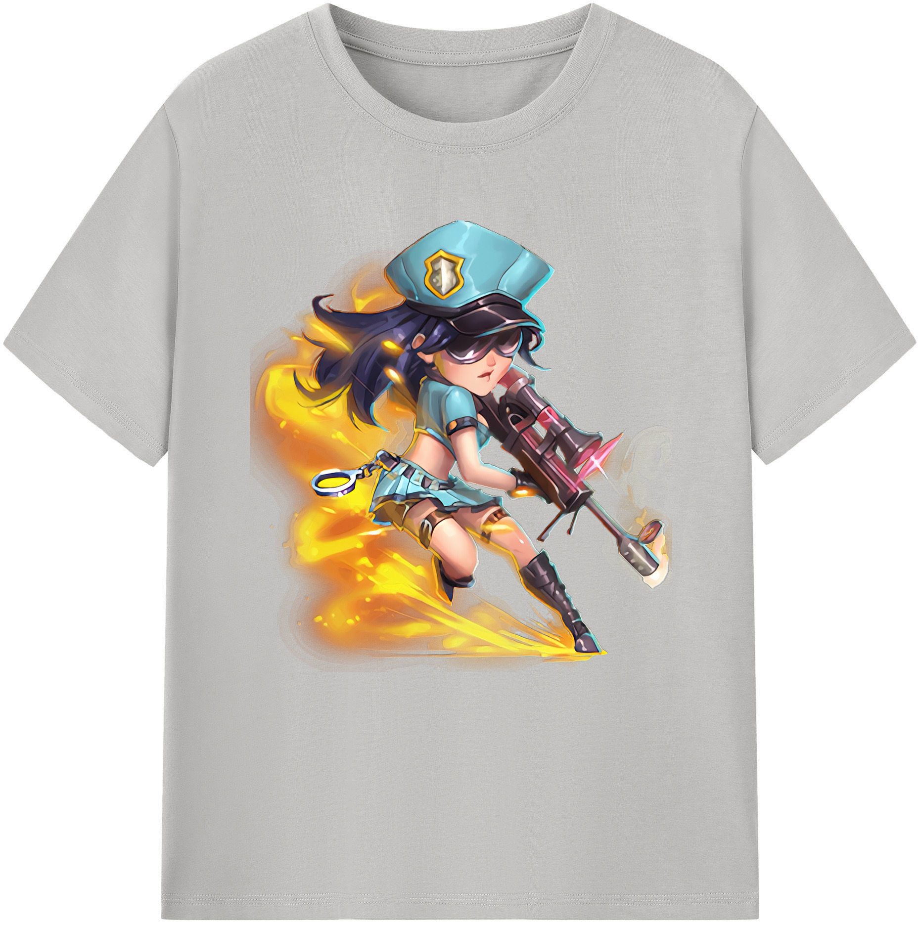 （画像用） リーグ・オブ・レジェンド League of Legends LOL レディースカジュアルプリントTシャツ（綿100％）