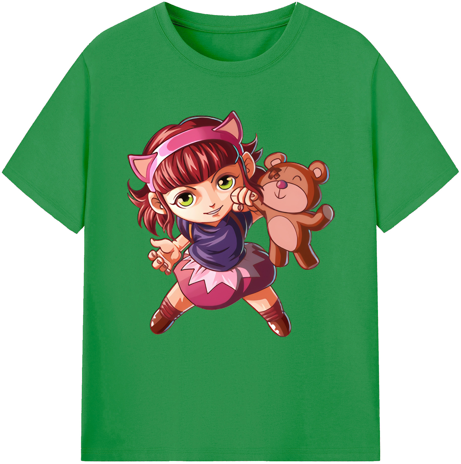 （画像用） リーグ・オブ・レジェンド League of Legends LOL レディースカジュアルプリントTシャツ（綿100％）