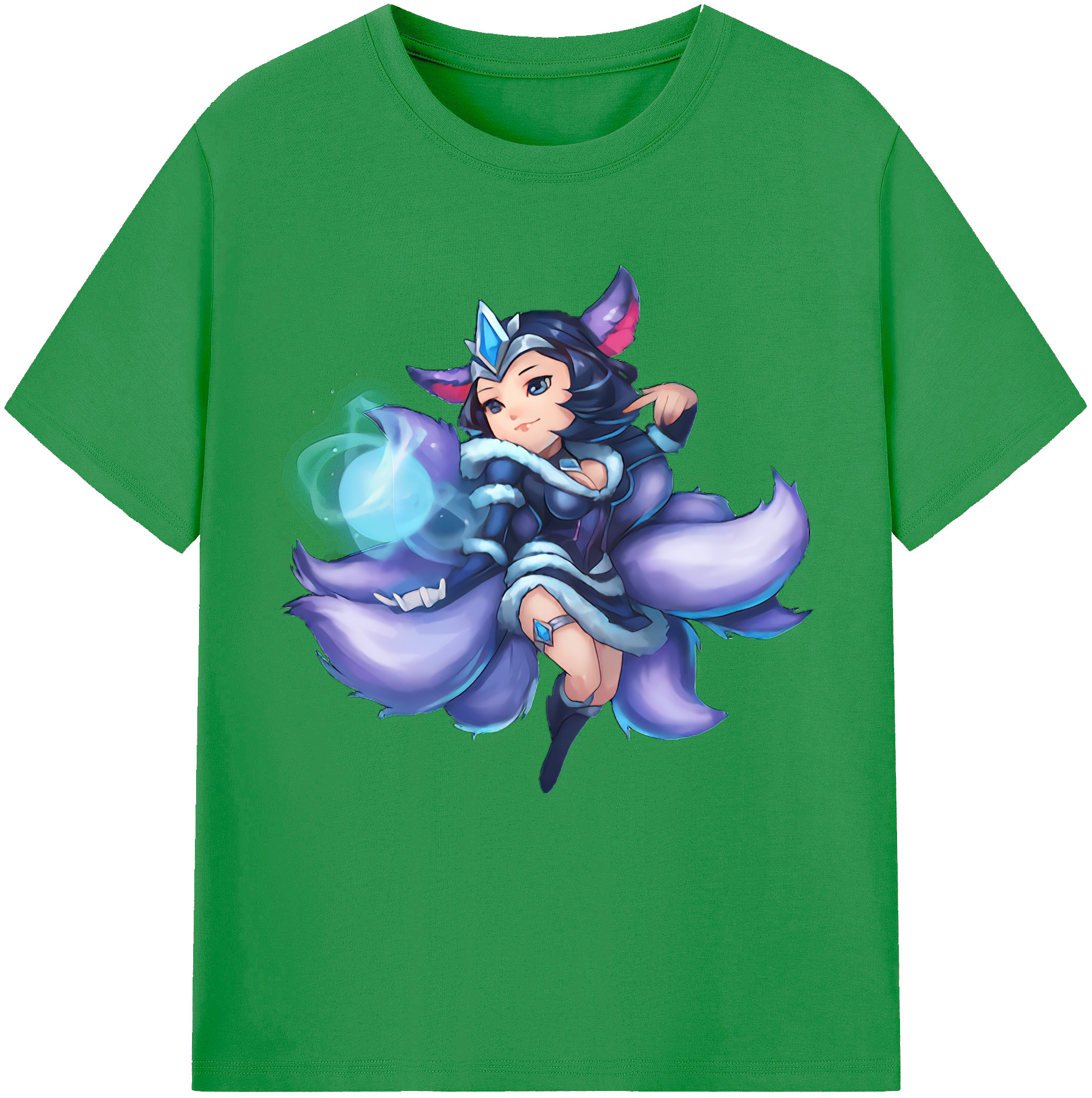 （画像用） リーグ・オブ・レジェンド League of Legends LOL レディースカジュアルプリントTシャツ（綿100％）