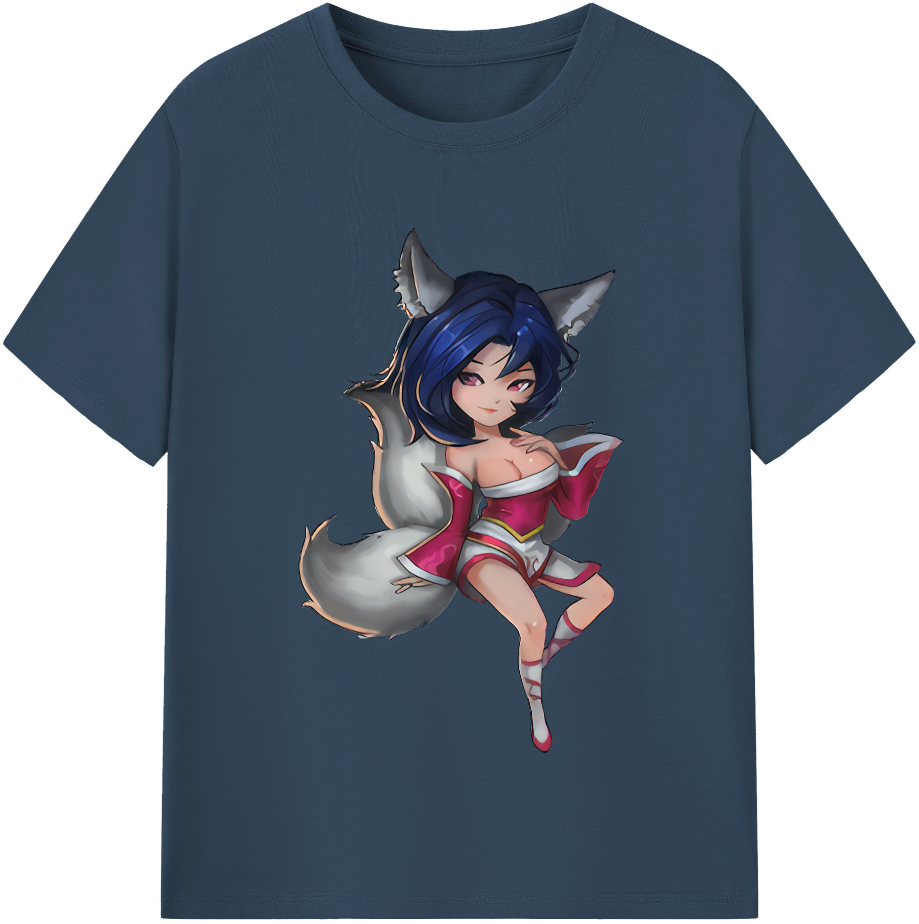（画像用） リーグ・オブ・レジェンド League of Legends LOL レディースカジュアルプリントTシャツ（綿100％）